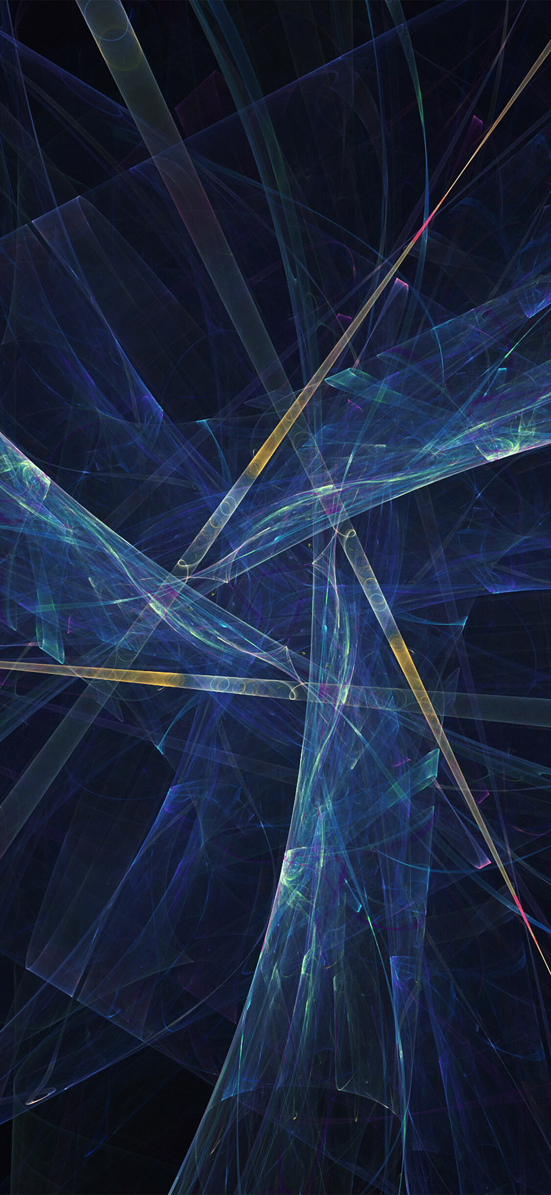 Triangle: Abstract blue dark pattern, Intersecting line segments. 1130x2440 HD Background.