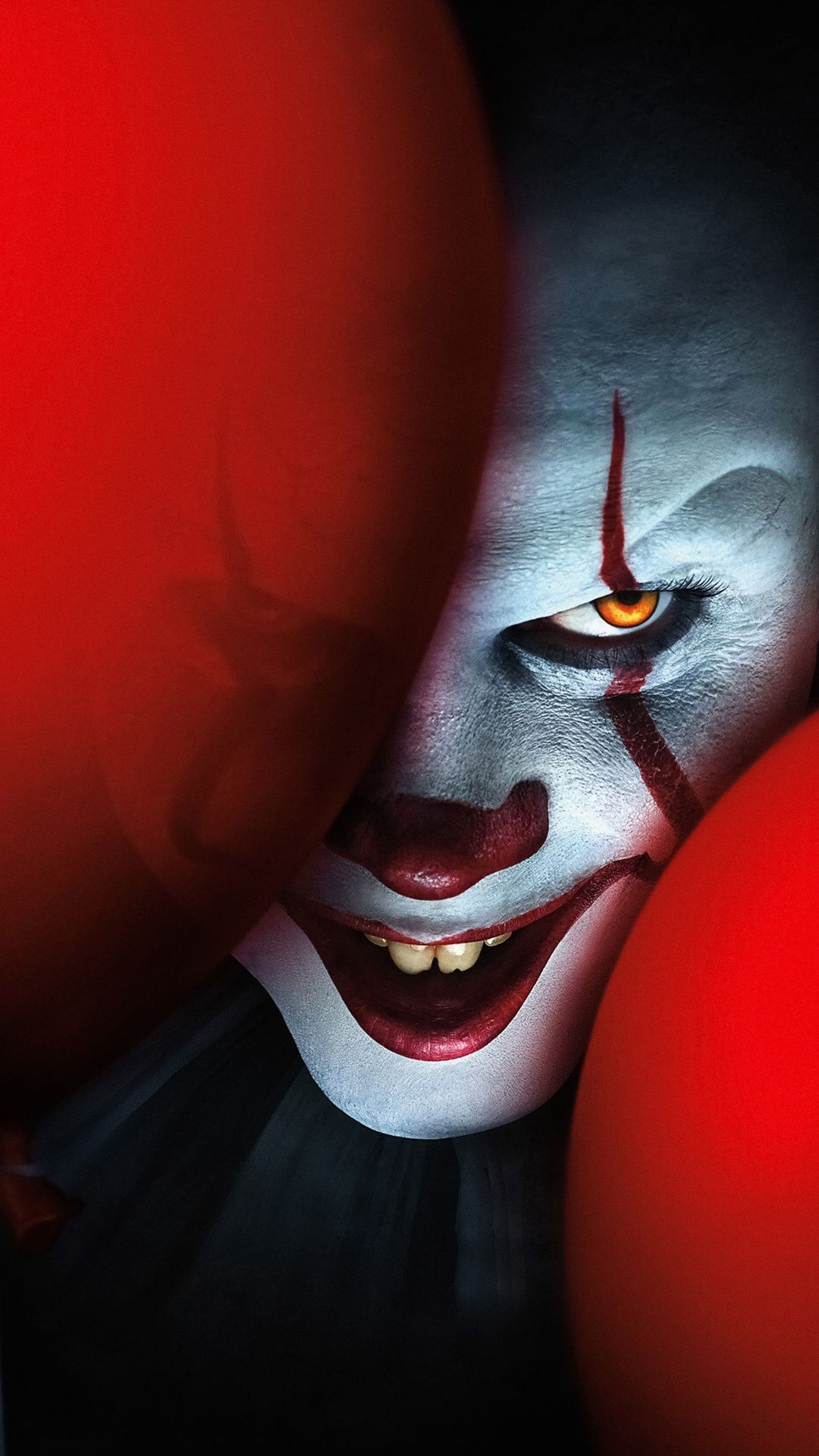 IT Chapter Two, Clown Pennywise, Movie wallpaper, Creepy, 1080x1920 Full HD Handy