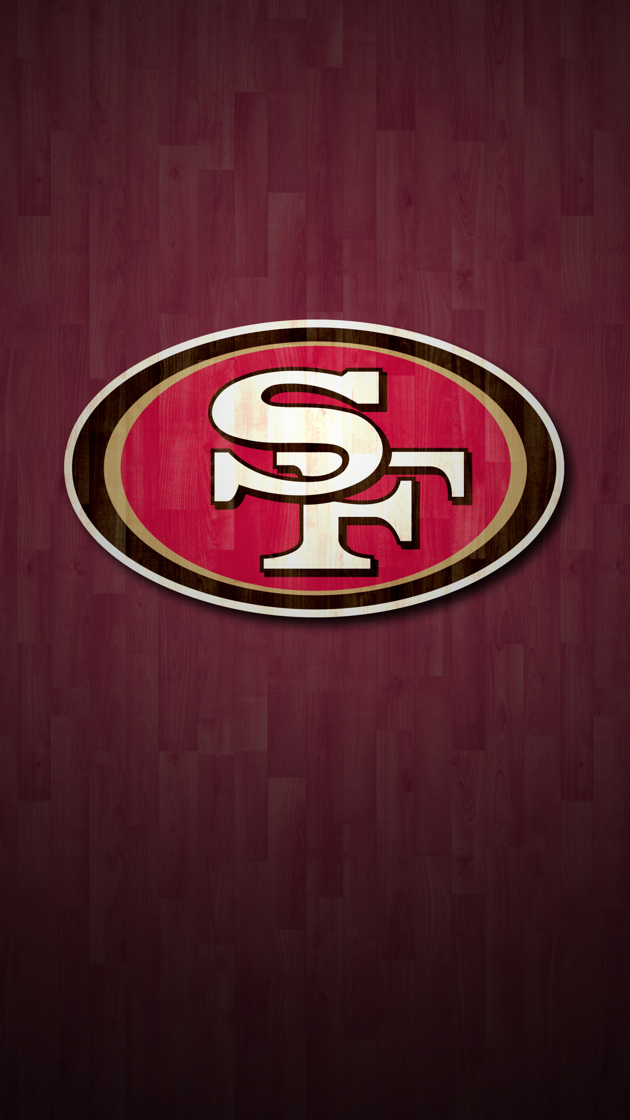 49ers Logo, iPhone wallpapers, NFL team, Football theme, 2160x3840 4K Phone