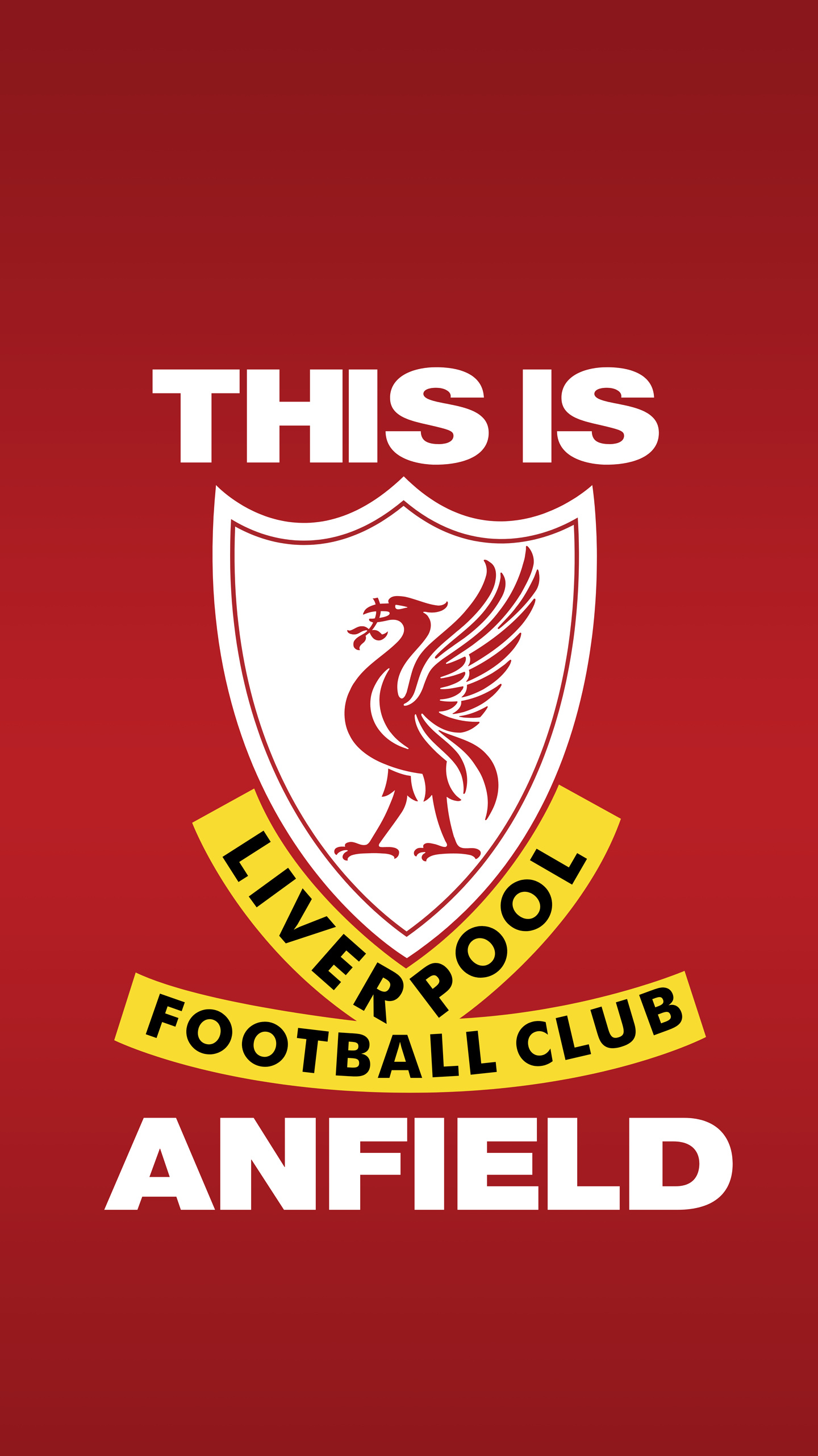 Liverpool Football Club: Anfield, The seventh largest football stadium in England. 1440x2560 HD Background.
