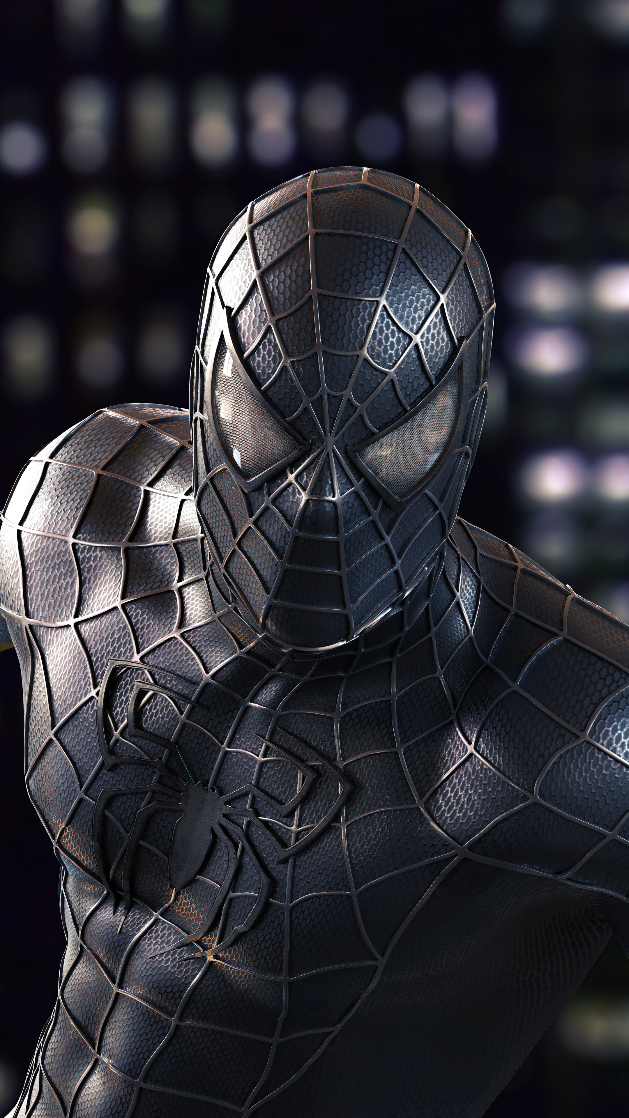 Spider-Man, Black symbiote suit, Sony Xperia wallpapers, HD and 4K images, 2160x3840 4K Phone
