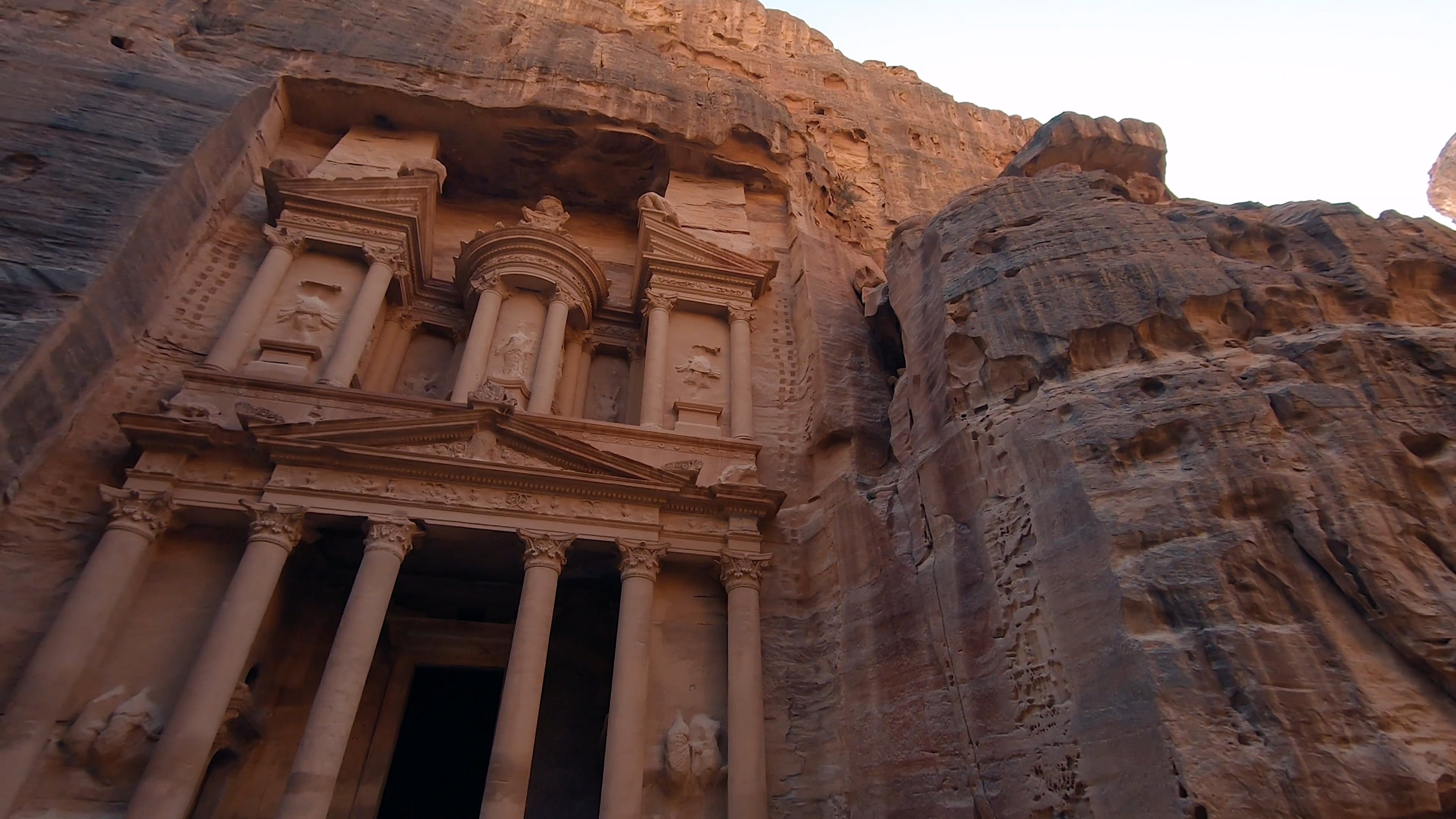 Petra archaeological site, Free stock video, Historical remains, Ancient city, 3840x2160 4K Desktop