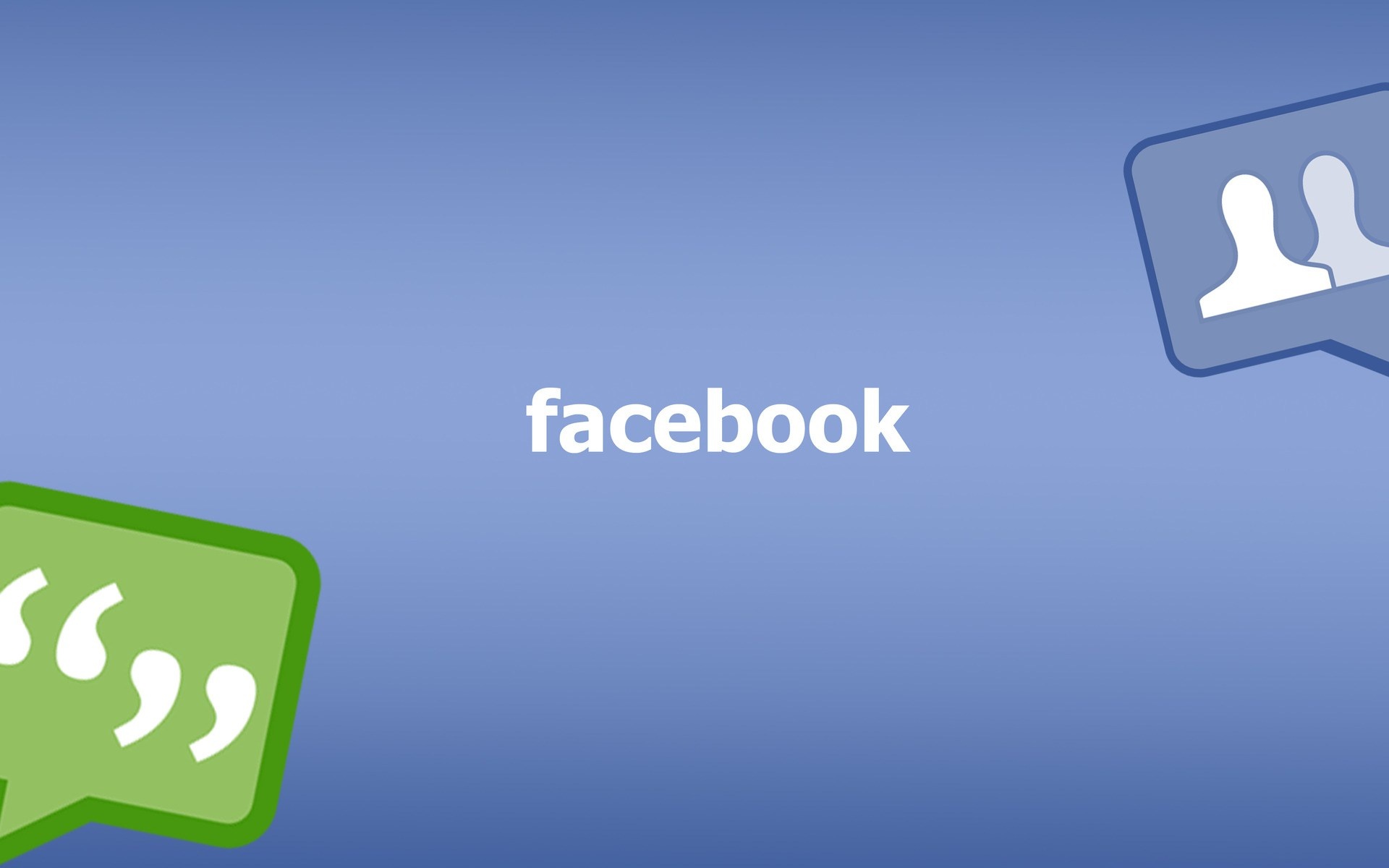 Facebook: A social networking service originally launched as FaceMash. 1920x1200 HD Wallpaper.