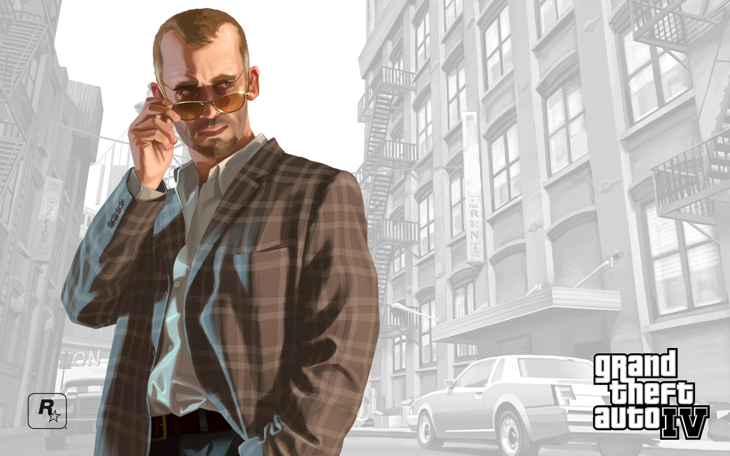 GTA 4, Dimitri character, Crime-filled city, Vice City vibes, 2560x1600 HD Desktop