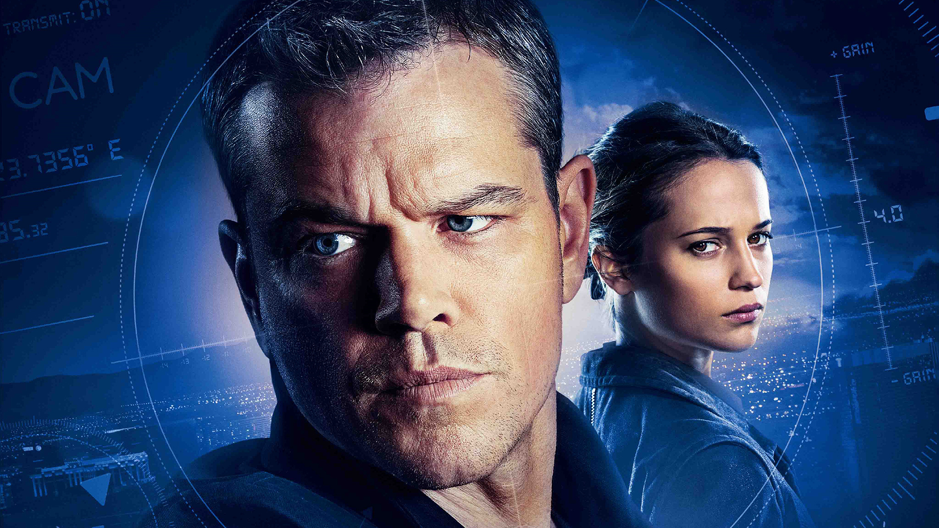 The Bourne: Matt Damon as an amnesiac and former assassin of the CIA's Operation Treadstone. 1920x1080 Full HD Wallpaper.