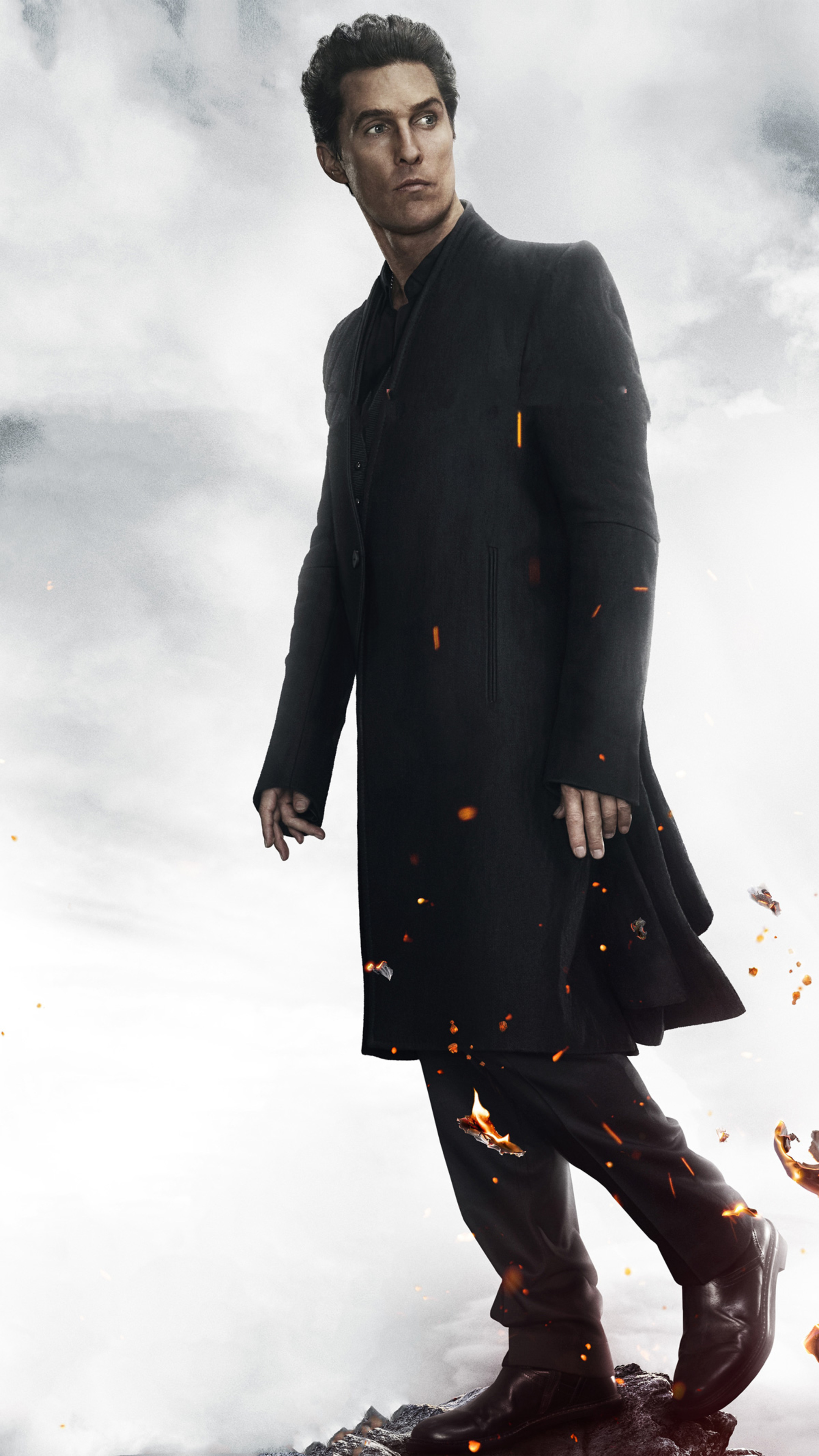 Matthew McConaughey: The Dark Tower, Walter Padick, a ruthless ageless deceiver and sorcerer. 2160x3840 4K Wallpaper.