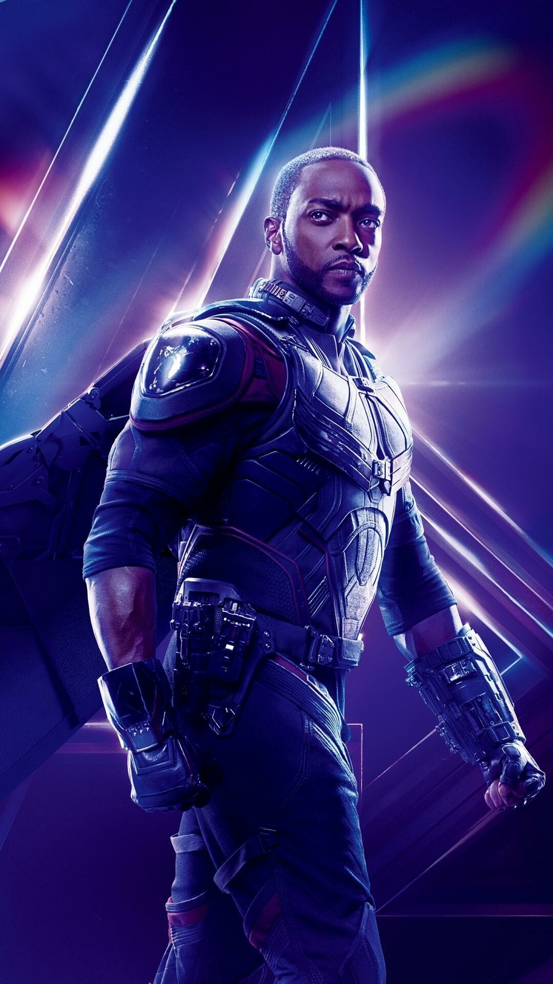 Avengers: Falcon, Played by Anthony Mackie. 1080x1920 Full HD Background.
