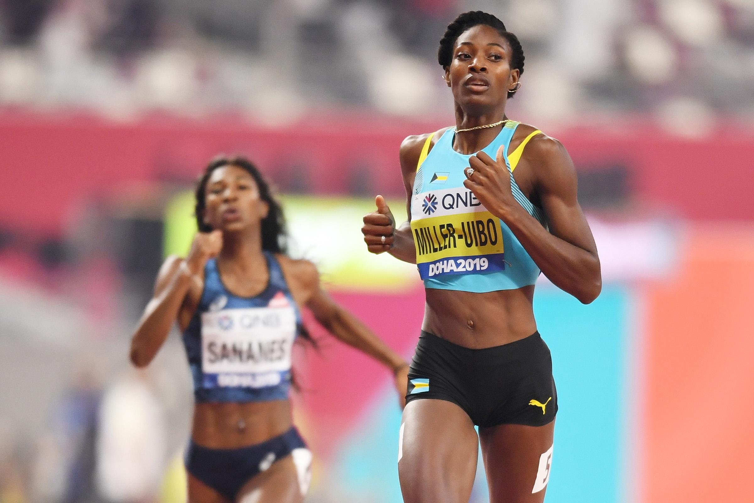 Shaunae Miller-Uibo, Exceptional speed, Olympic event, Impressive performance, 2400x1600 HD Desktop