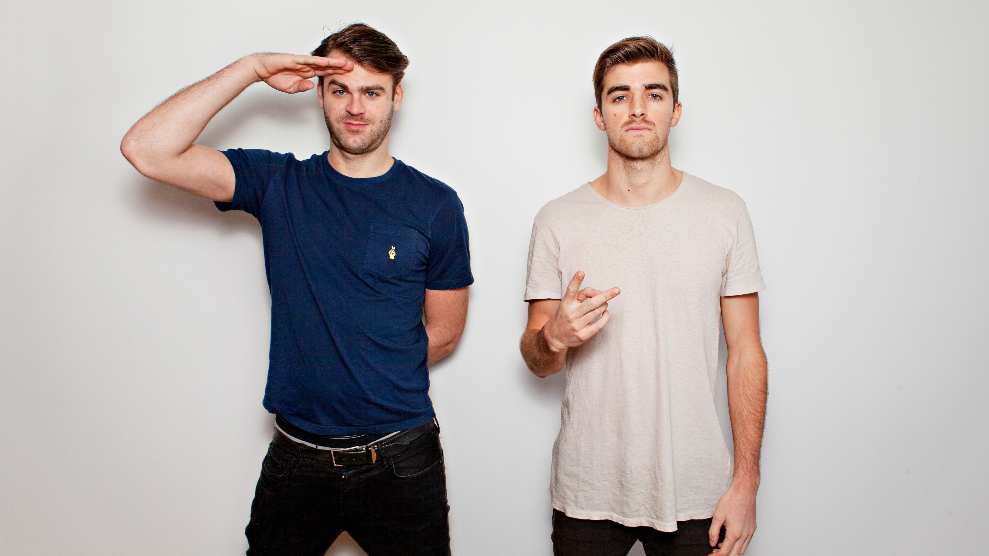 The Chainsmokers, Creative wallpapers, Unique artistry, Visual interest, 3840x2160 4K Desktop