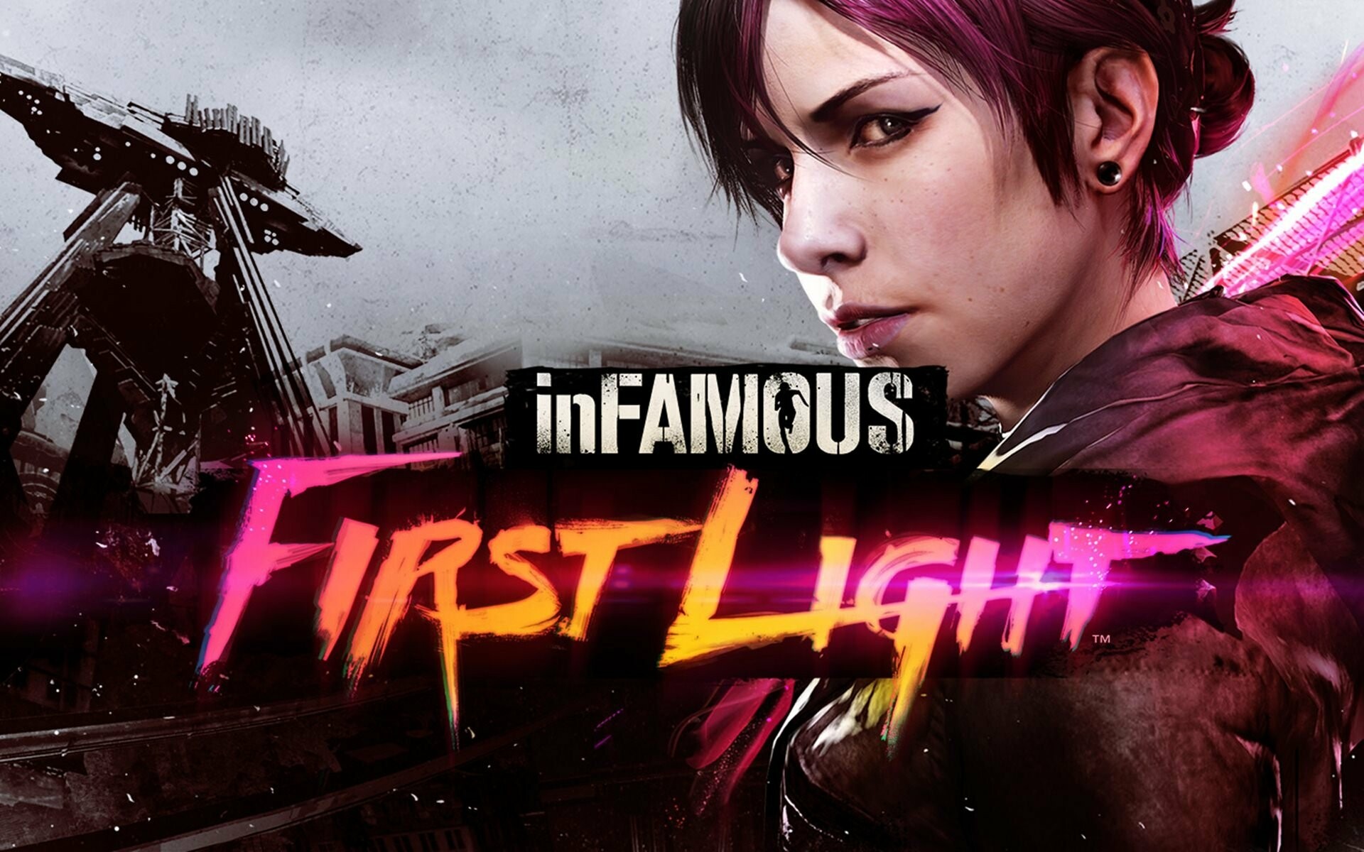inFAMOUS: First Light, An action-adventure video game developed by Sucker Punch Productions. 1920x1200 HD Background.