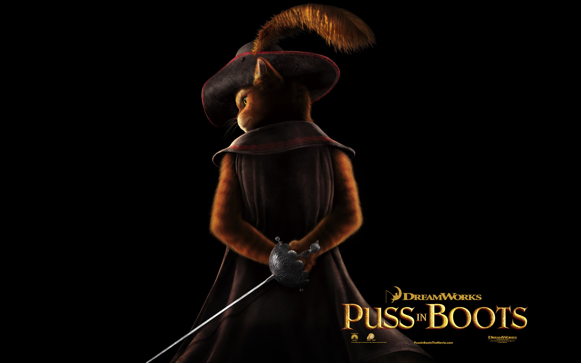 DreamWorks: Puss In Boots, The film directed by Chris Miller. 1920x1200 HD Background.