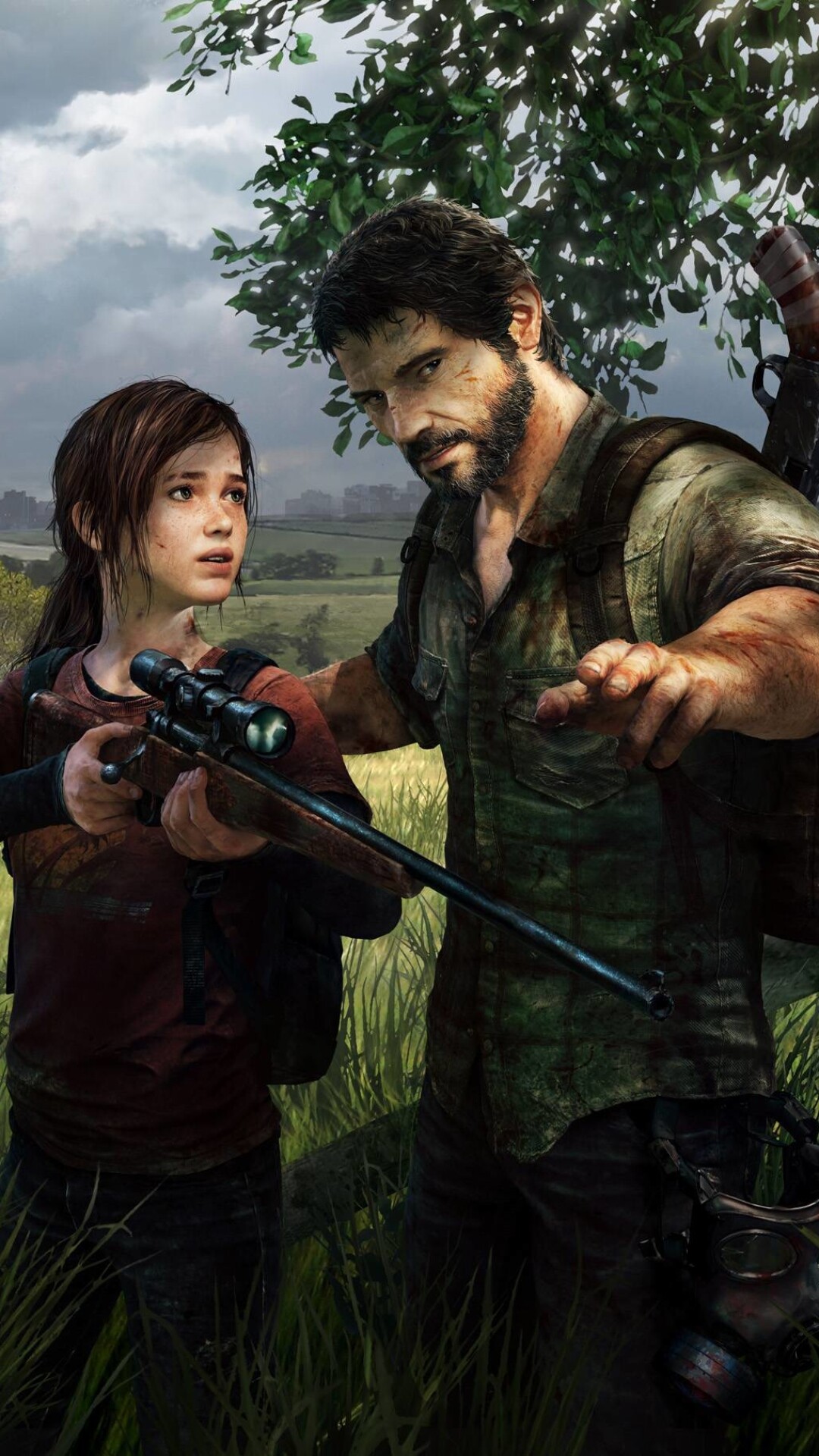The Last of Us: Joel, a hardened survivor, and Ellie, a brave young teenage girl who is wise beyond her years, must work together if they hope to survive their journey across the US, Video game. 1080x1920 Full HD Wallpaper.