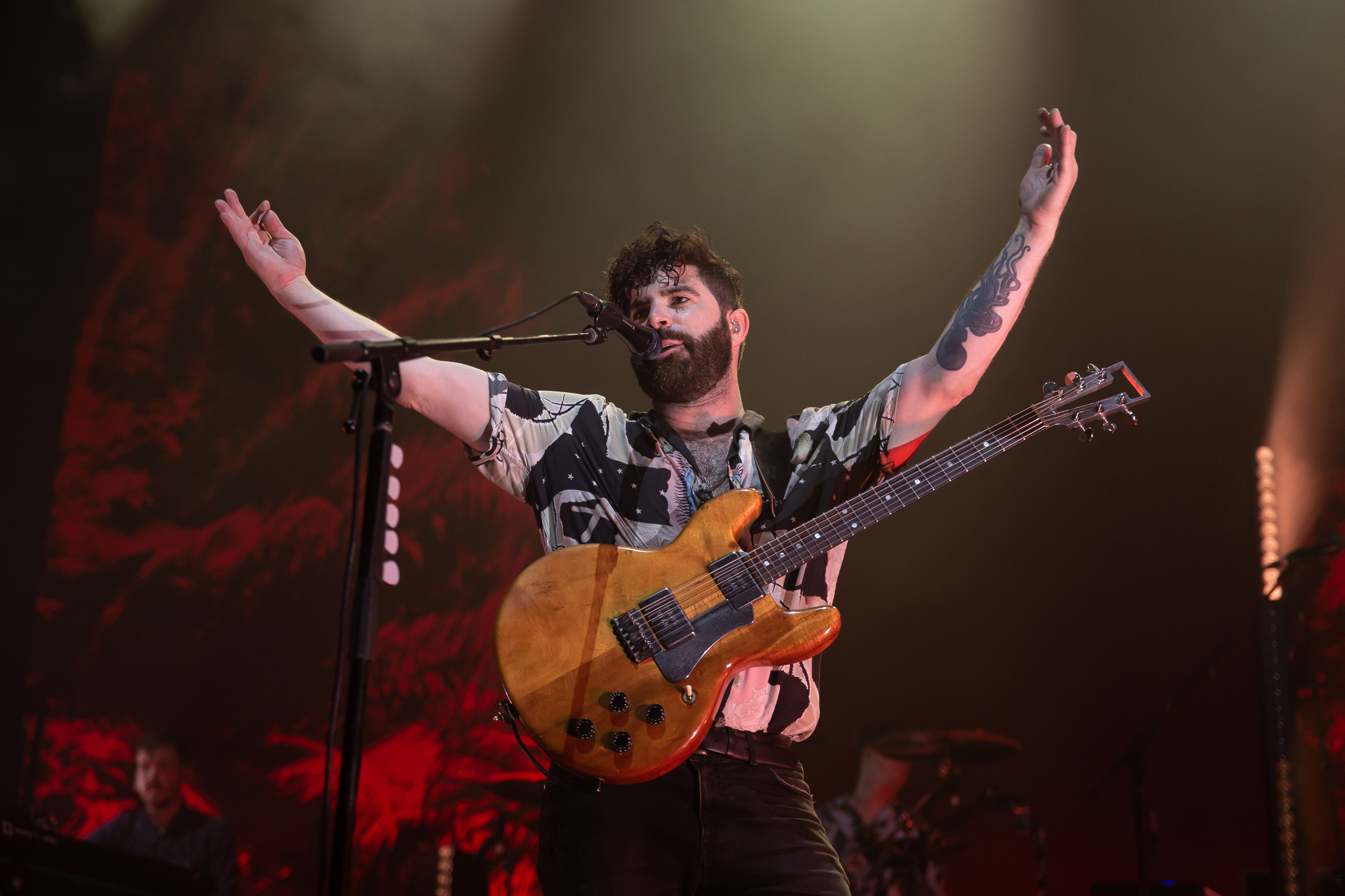 FOALS in Melbourne, Captivating performance, Energetic stage presence, Savage thrills, 2500x1670 HD Desktop