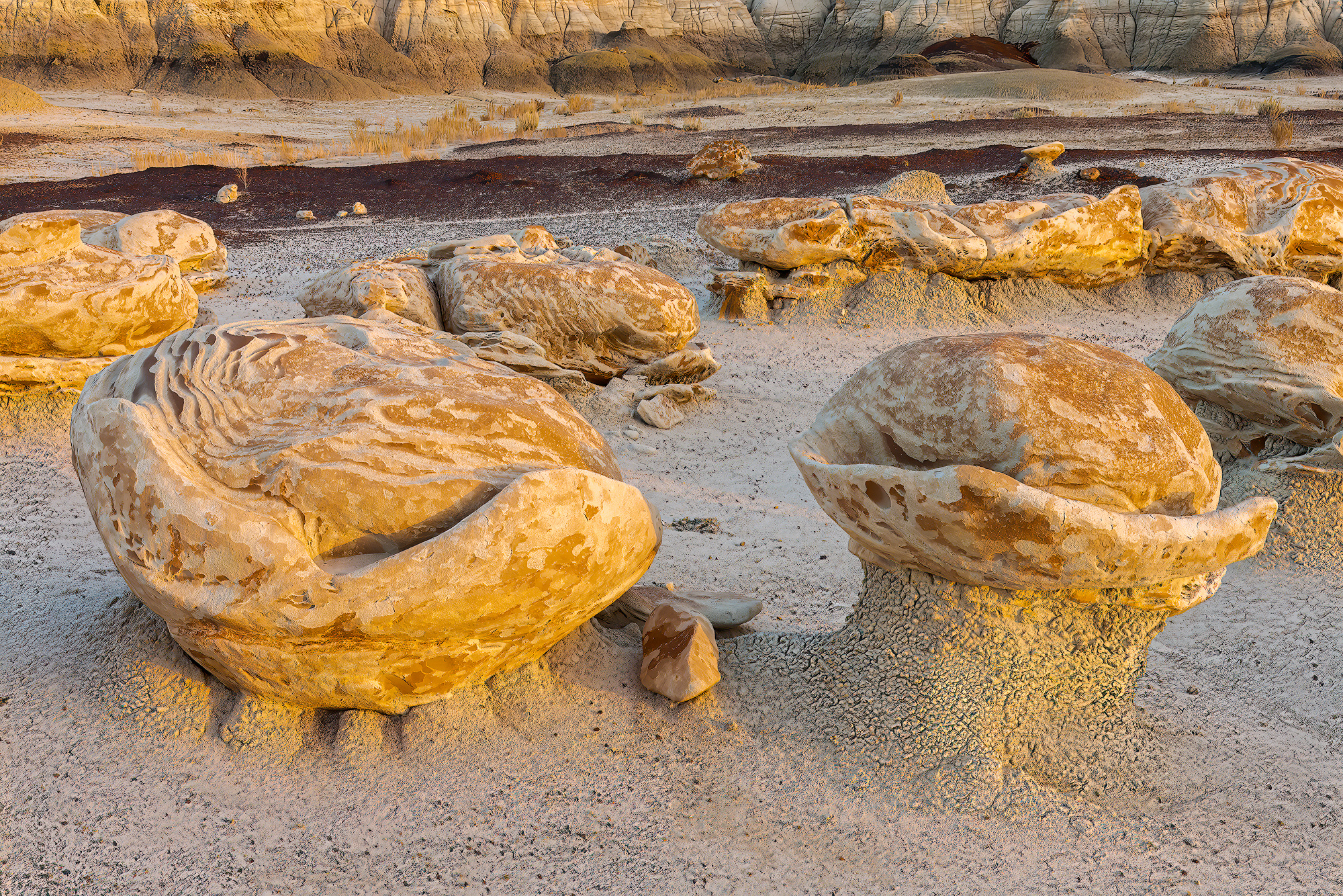 Bisti Badlands, Mysterious terrain, Geological formations, Desert wonder, 2000x1340 HD Desktop