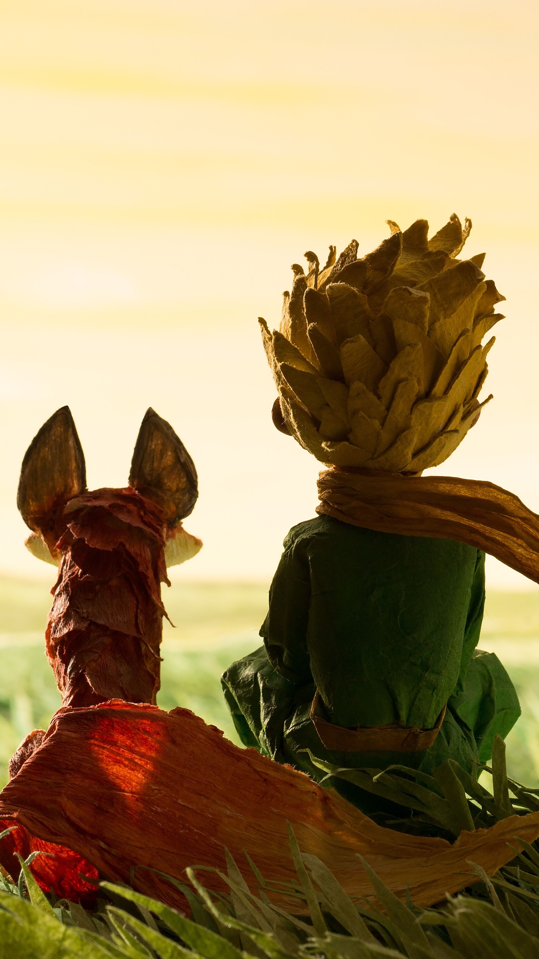 The Little Prince: The story follows a young prince who visits various planets in space, including Earth, and addresses themes of loneliness, friendship, love, and loss. 2160x3840 4K Wallpaper.