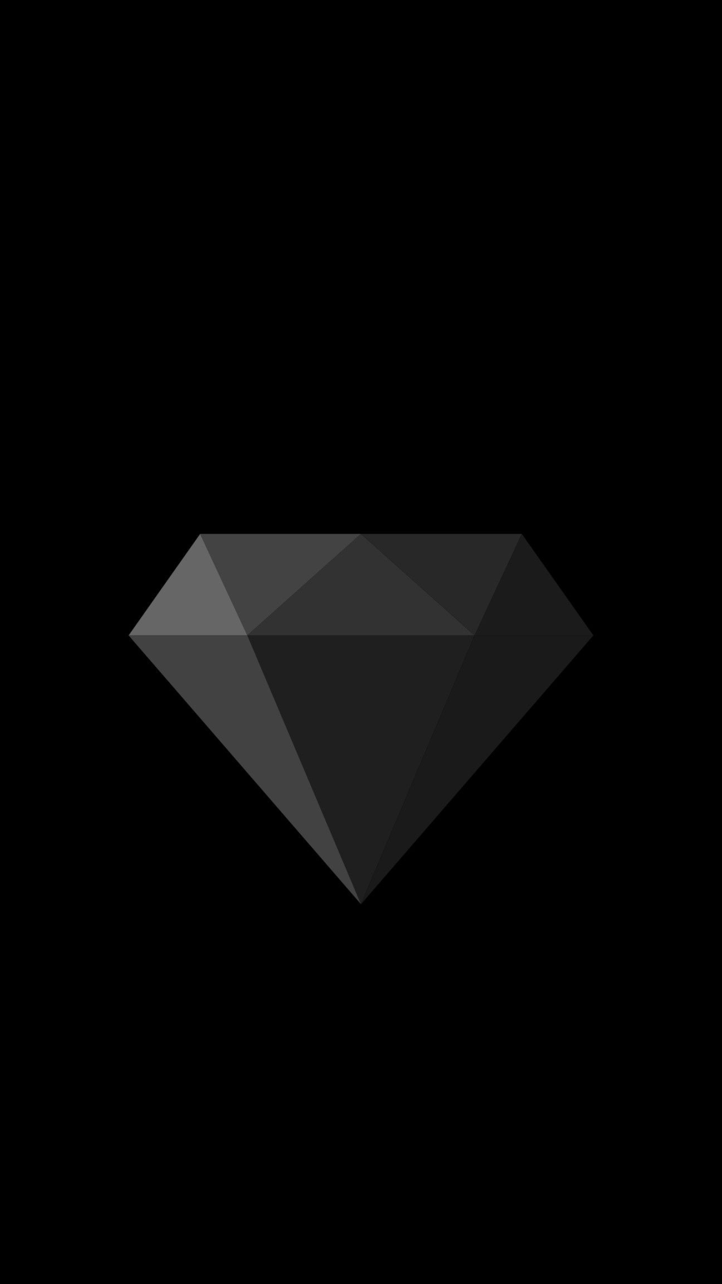 Black Diamond, Dark elegance, Crystal beauty, 1440x2560 HD Phone
