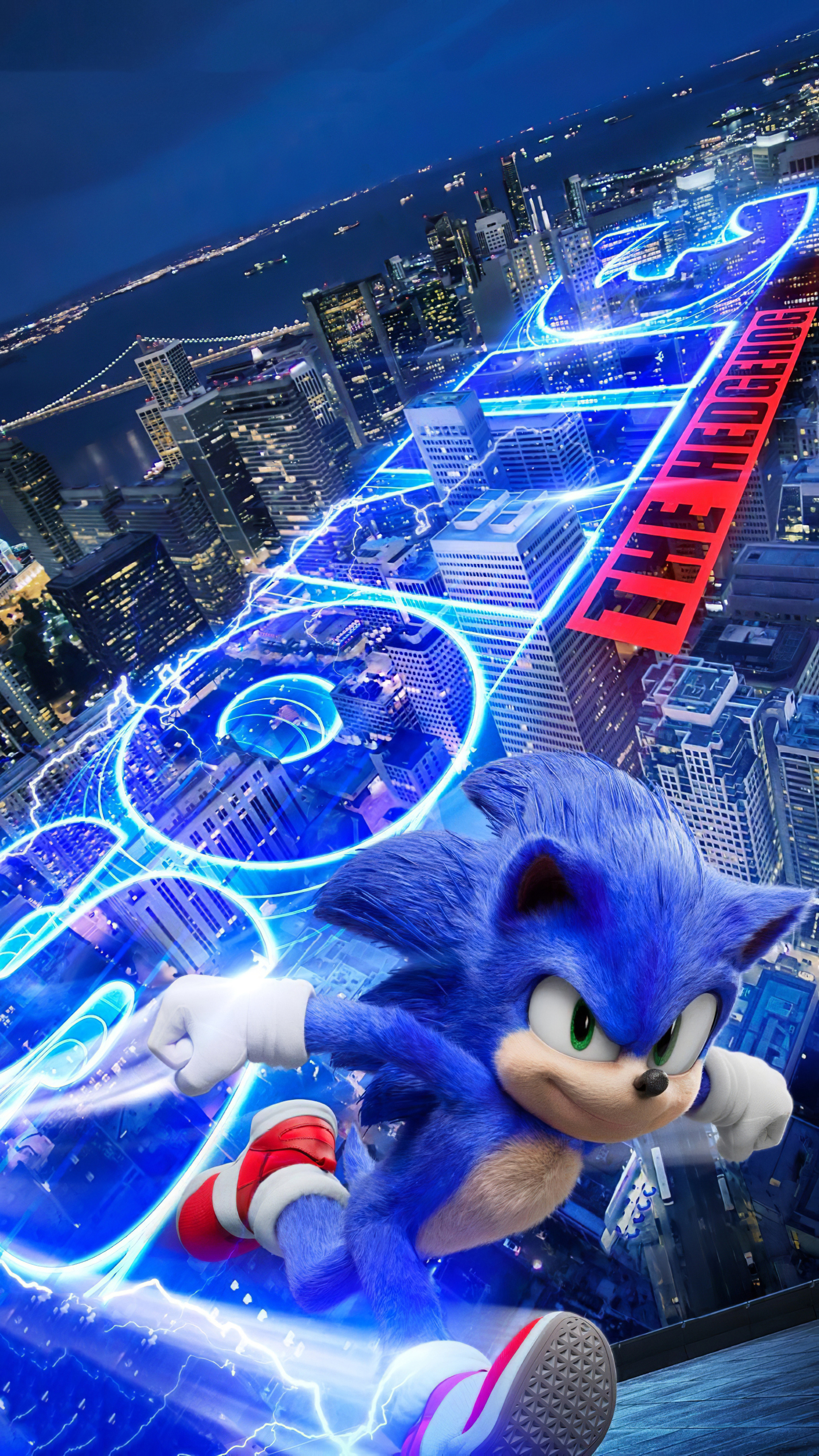 Sonic the Hedgehog 2020 Movie, Xperia wallpaper, HD and 4K options, Dynamic animation, 2160x3840 4K Phone