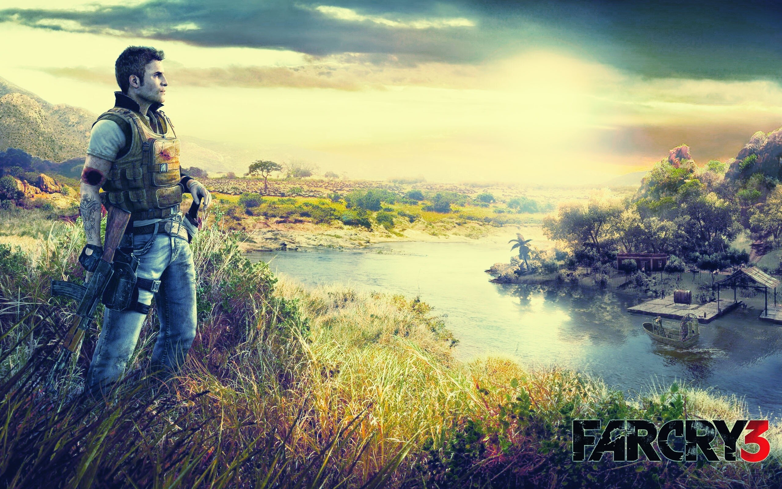 Far Cry 3: The 3rd Installment of the franchise developed by Ubisoft. 2560x1600 HD Background.