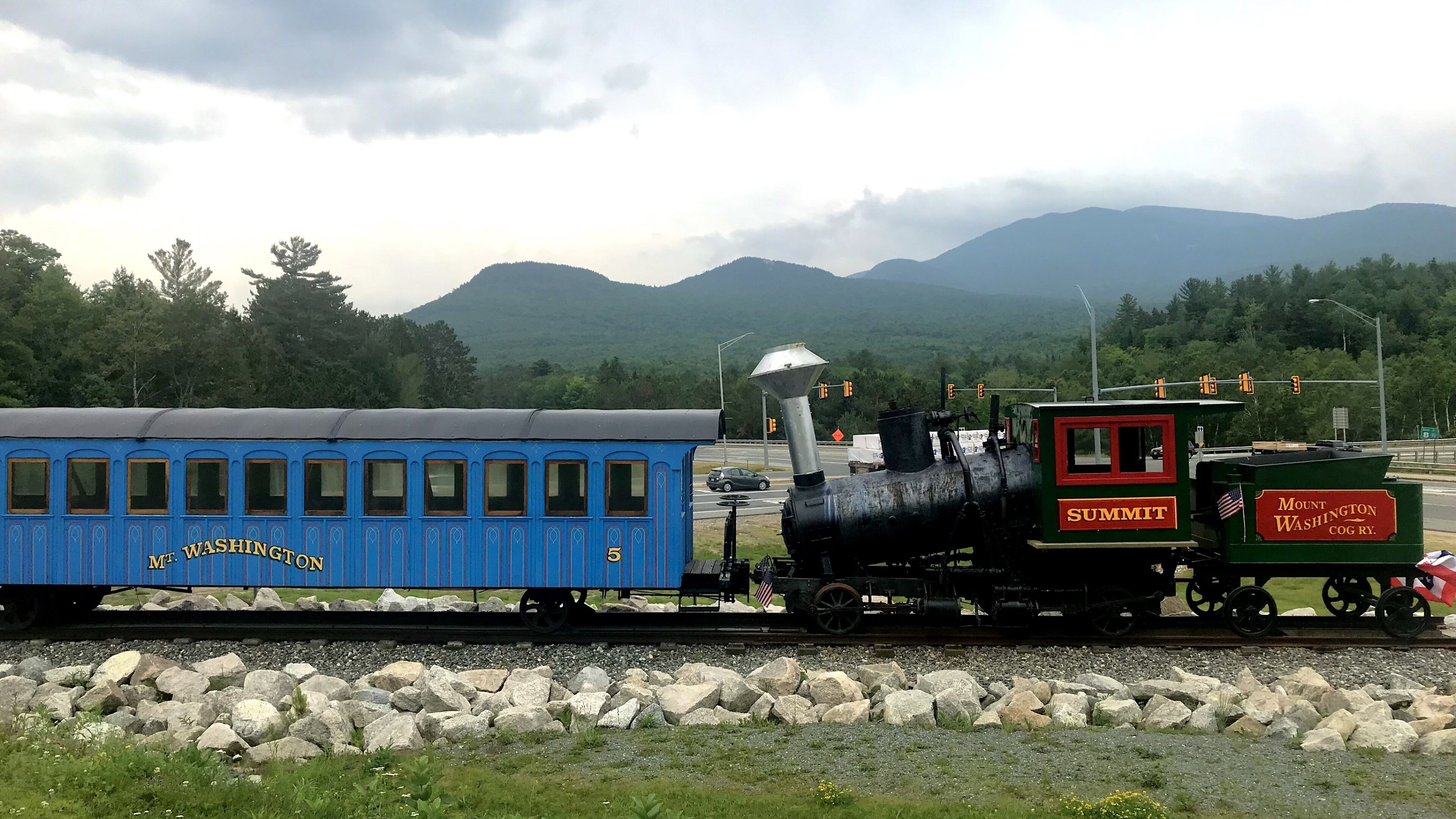 Mount Washington Cog Railway, Twin Mountain guide, New Hampshire travel, Scenic views, 3840x2160 4K Desktop