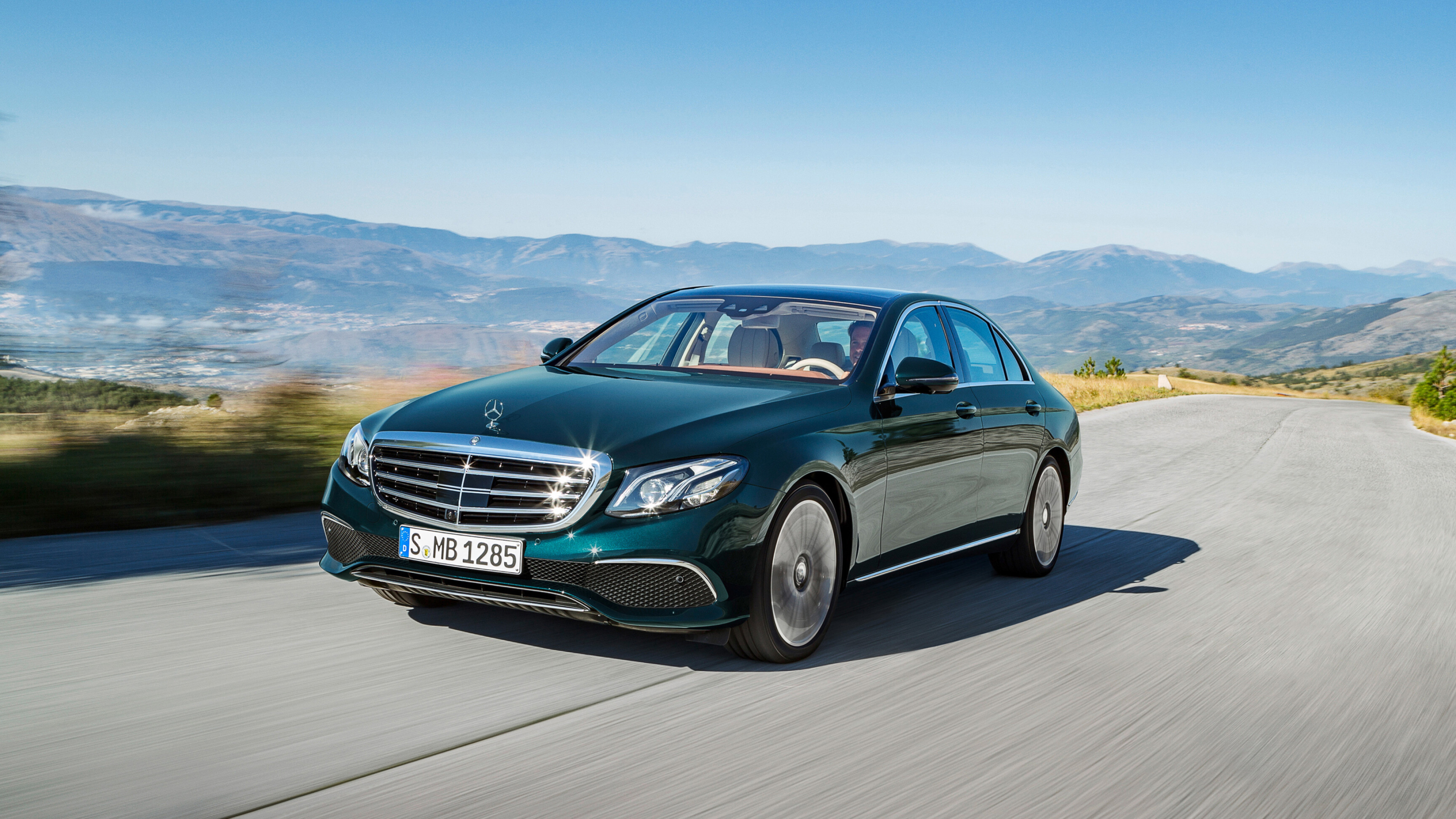 Mercedes-Benz: E-class cars, A-series (W176) is manufactured in Uusikaupunki since late 2013. 3840x2160 4K Wallpaper.
