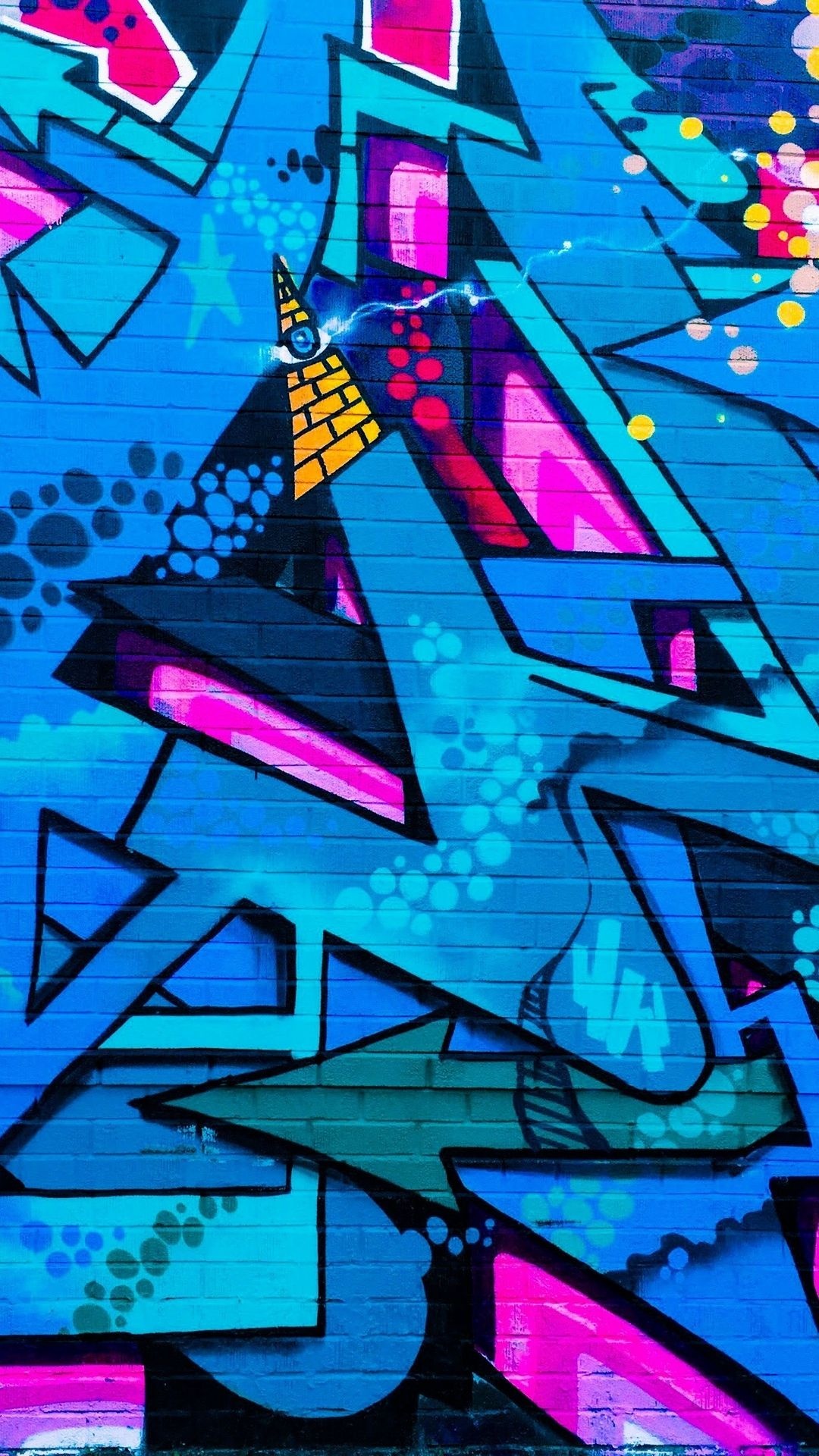 Street art, Graffiti galaxy, Abstract murals, Urban creativity, 1080x1920 Full HD Phone