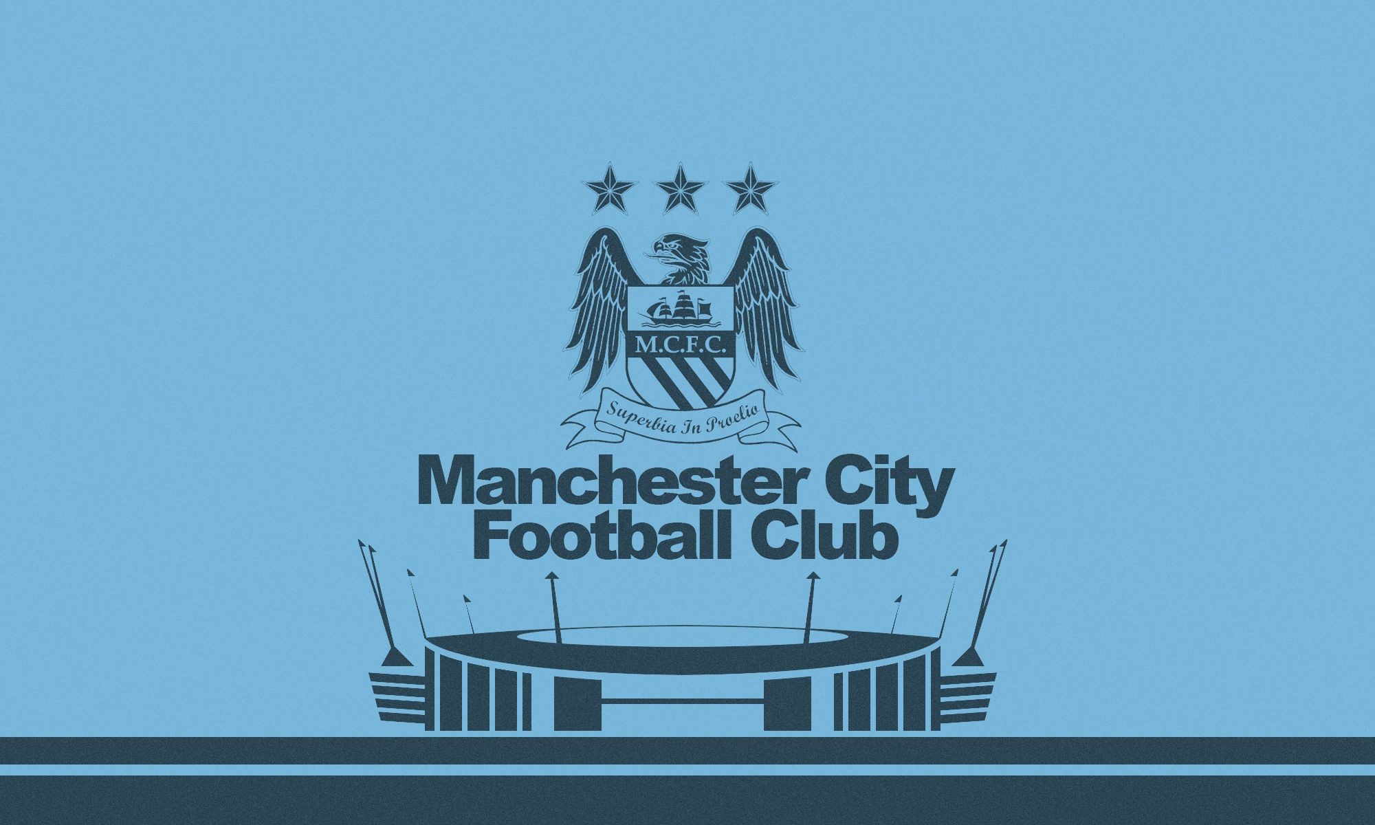 Manchester City FC, Logo, Large images, MCFC, 2000x1200 HD Desktop