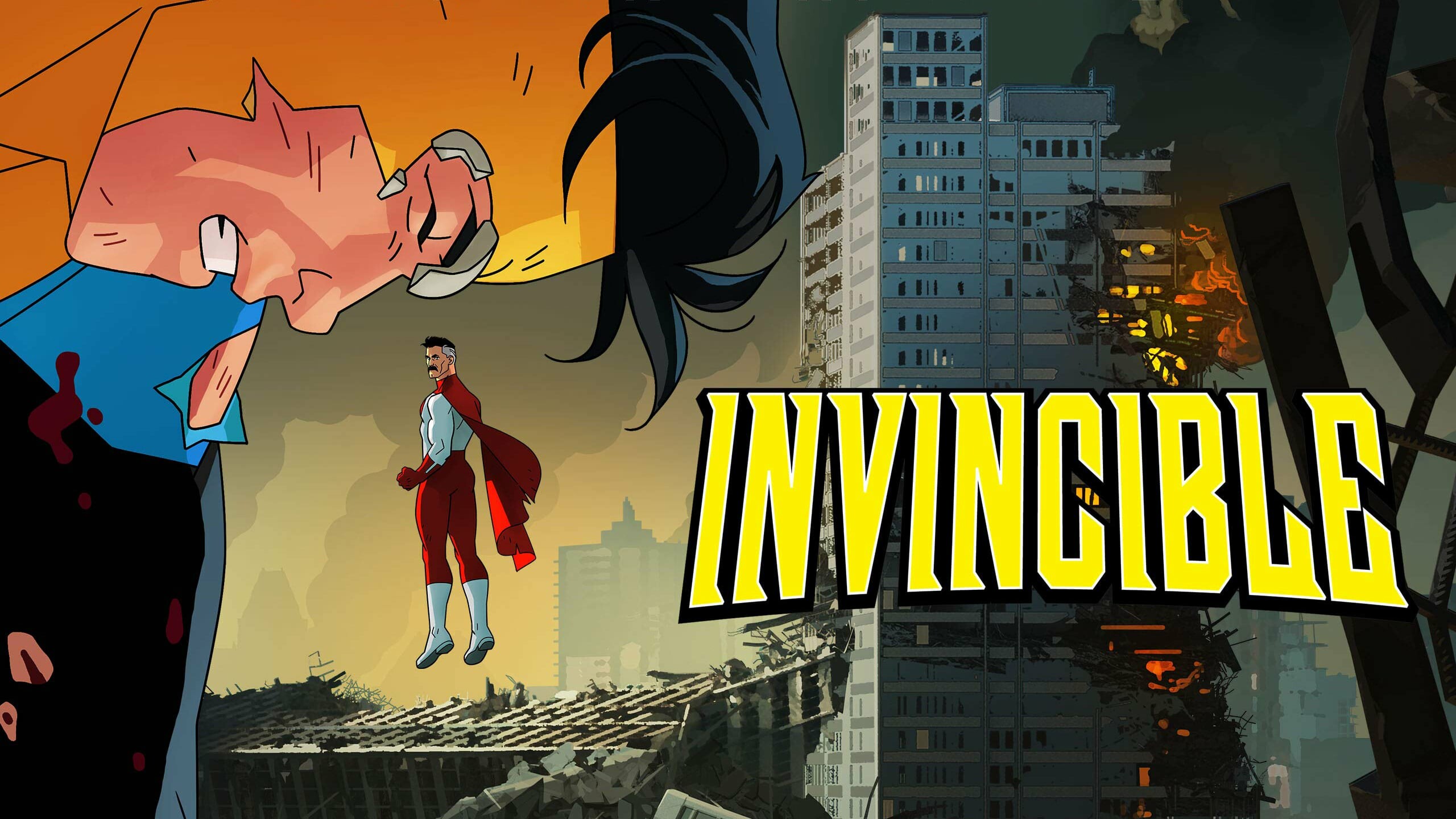 Invincible, Mark Grayson wallpaper, Comic book hero, Powerful protagonist, 2560x1440 HD Desktop