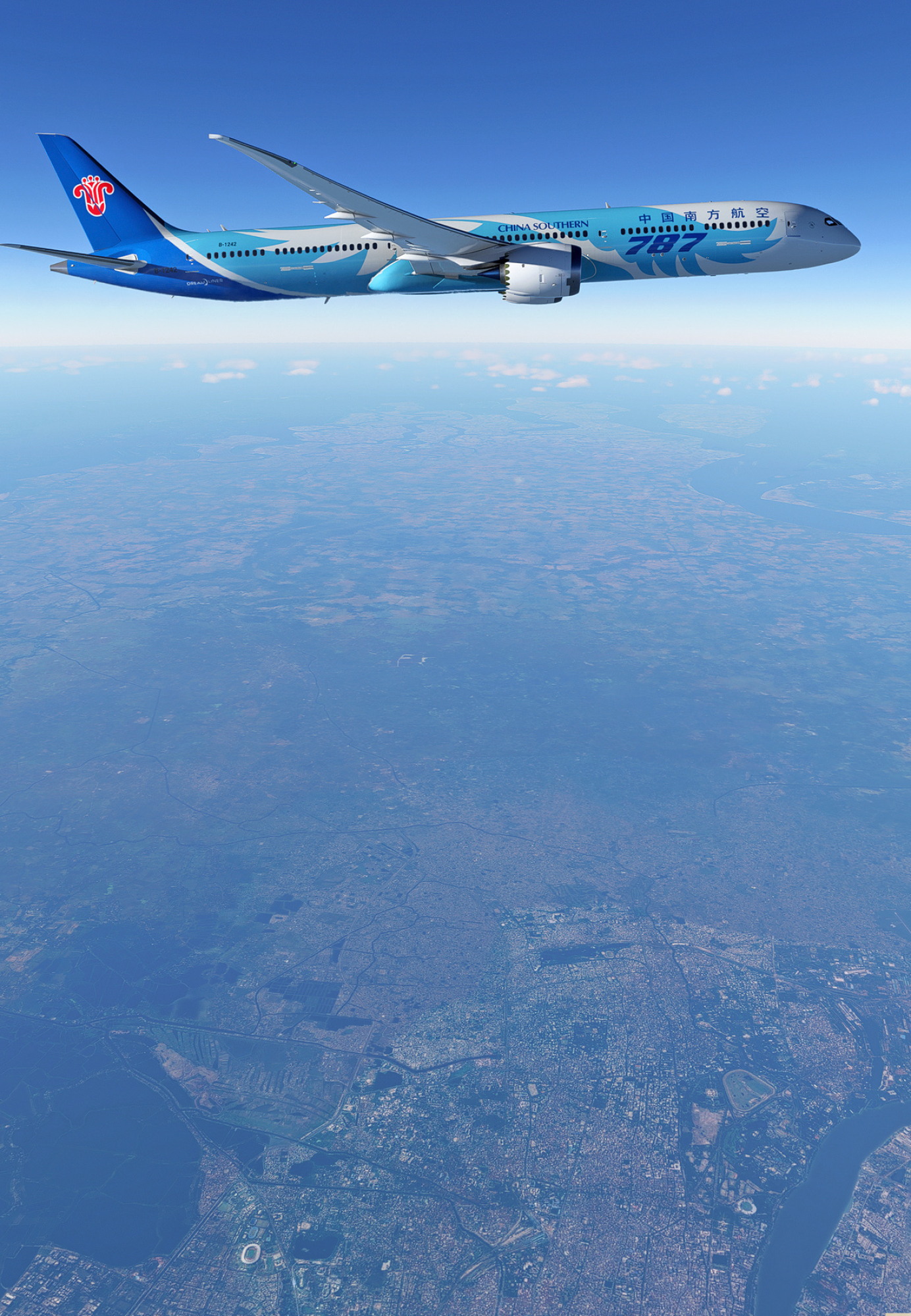 China Southern Airlines, 787-10 aircraft, Scenic routes, Aviation photography, 1390x2000 HD Phone