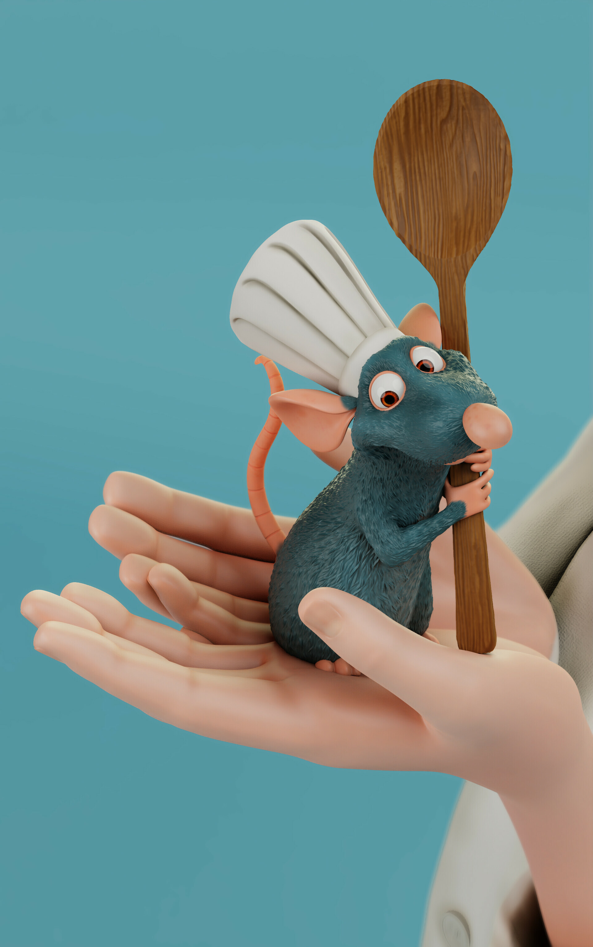 Ratatouille: Linguini and Remy, Fictional characters. 1920x3070 HD Wallpaper.