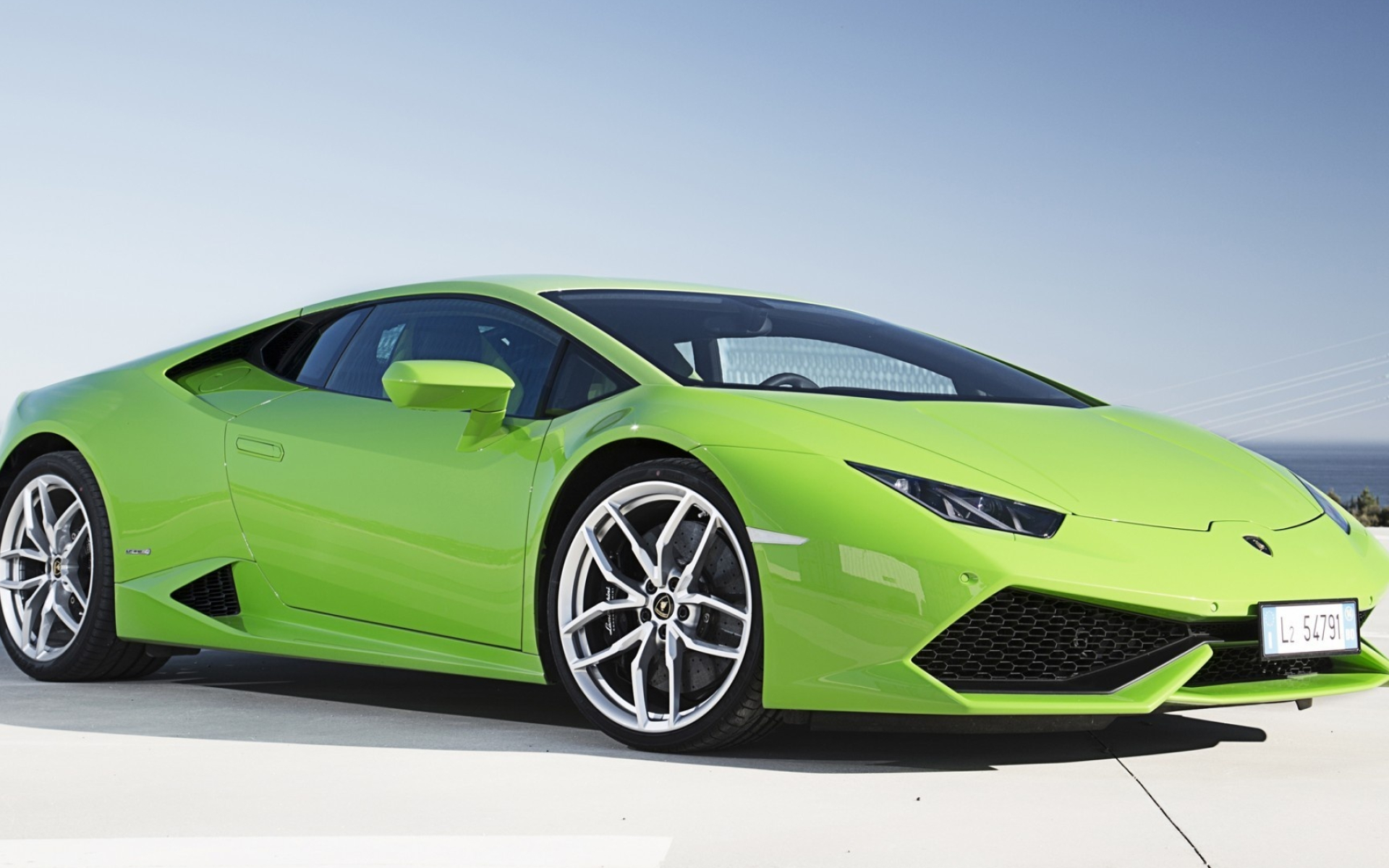 2014 green Lamborghini Huracan, Car wallpapers, 1920x1200 HD Desktop