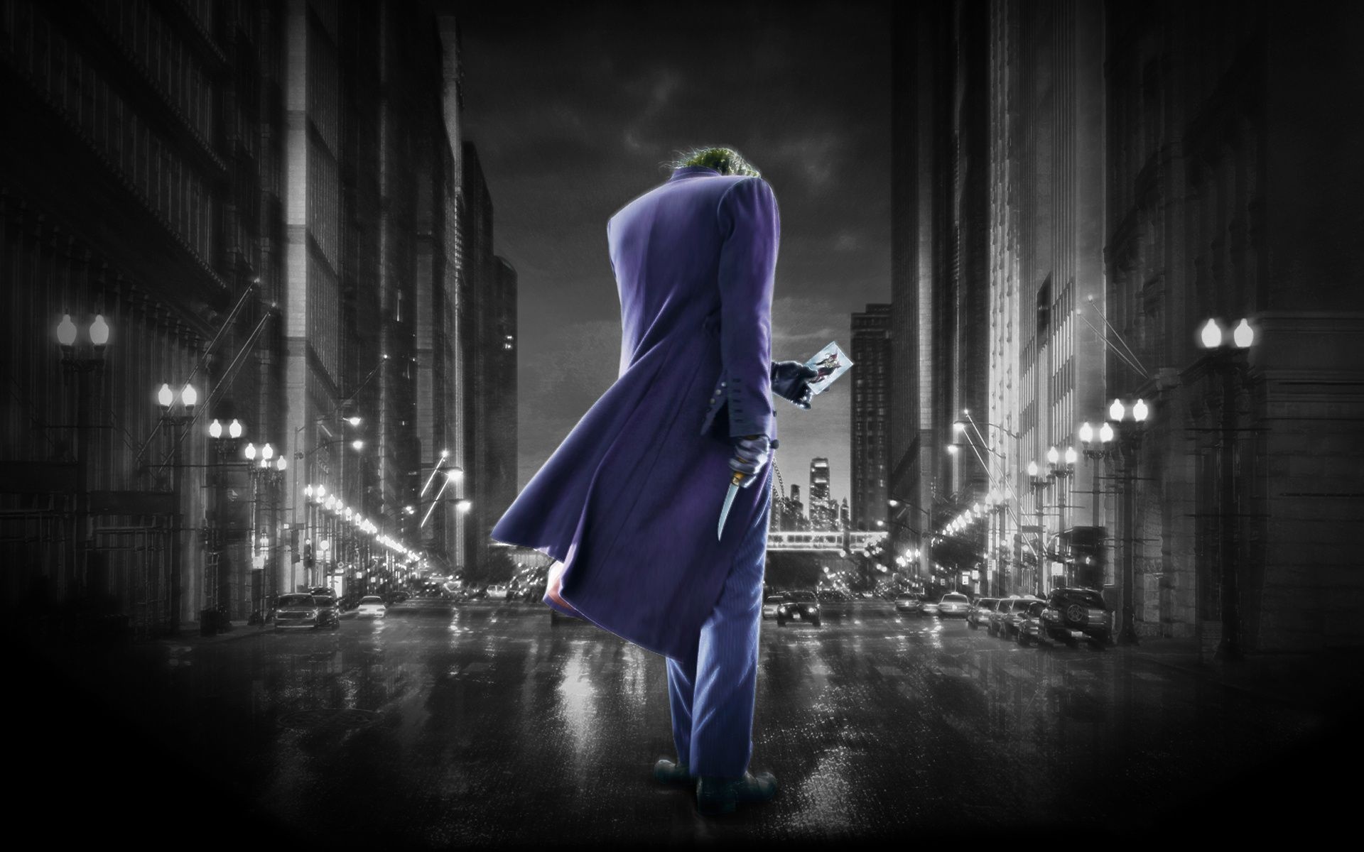 Gotham City movies, High-resolution images, Joker's sinister presence, Artistic wallpapers, 1920x1200 HD Desktop