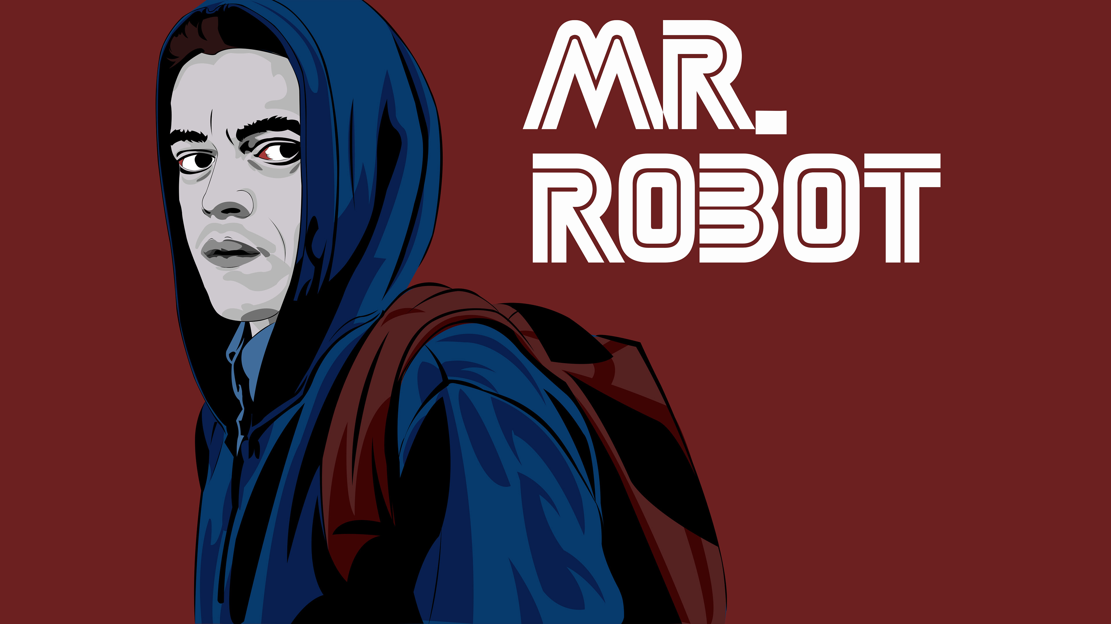 Mr. Robot: The series stars Rami Malek, Carly Chaikin, Portia Doubleday, Martin Wallstrom, Christian Slater. 3840x2160 4K Wallpaper.