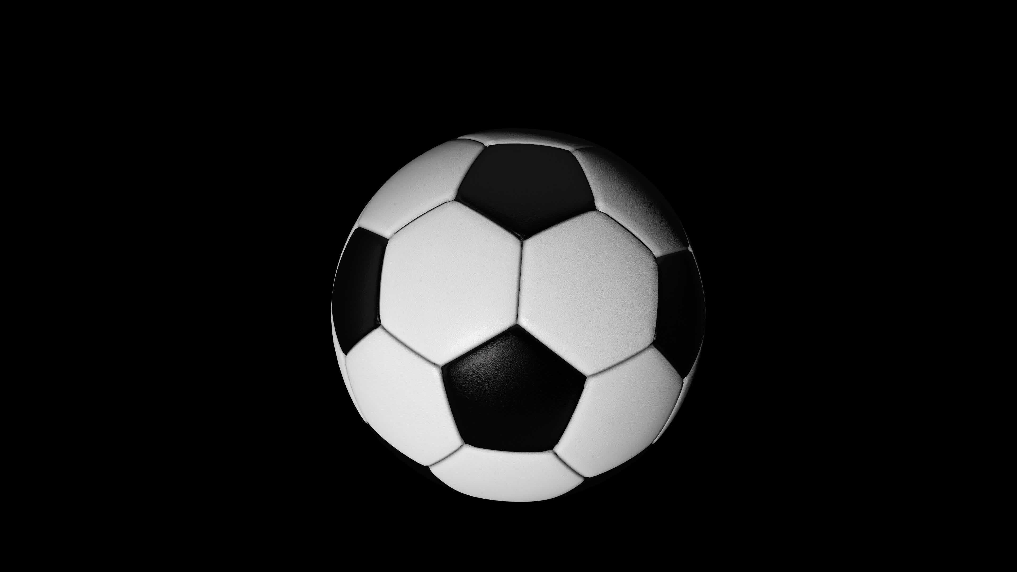 Soccer ball stock video, Professional matches, Goalkeeping skills, Exciting sport, 3840x2160 4K Desktop