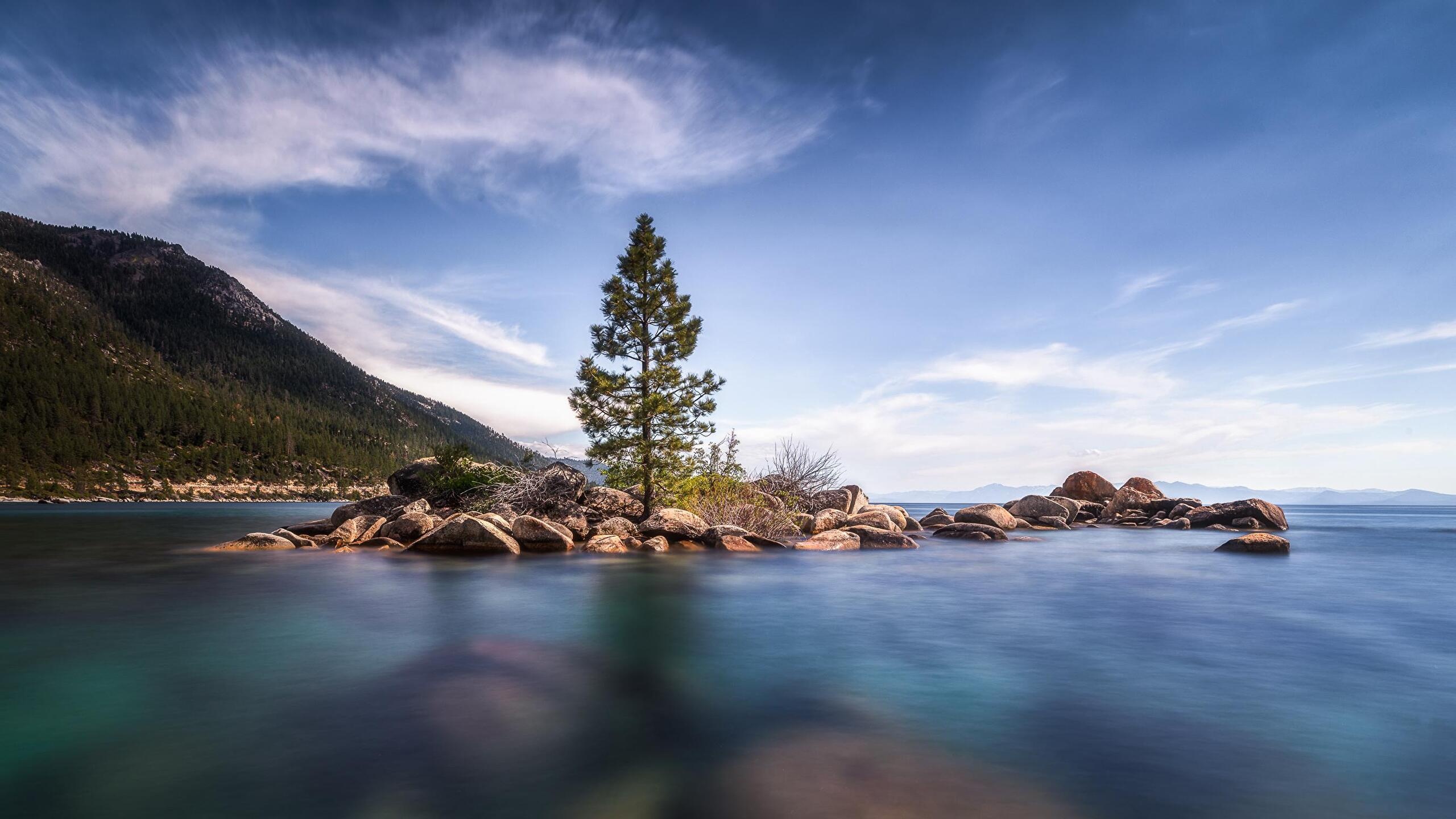 Lake Tahoe, HD wallpaper, Nature's beauty, Scenic views, 2560x1440 HD Desktop