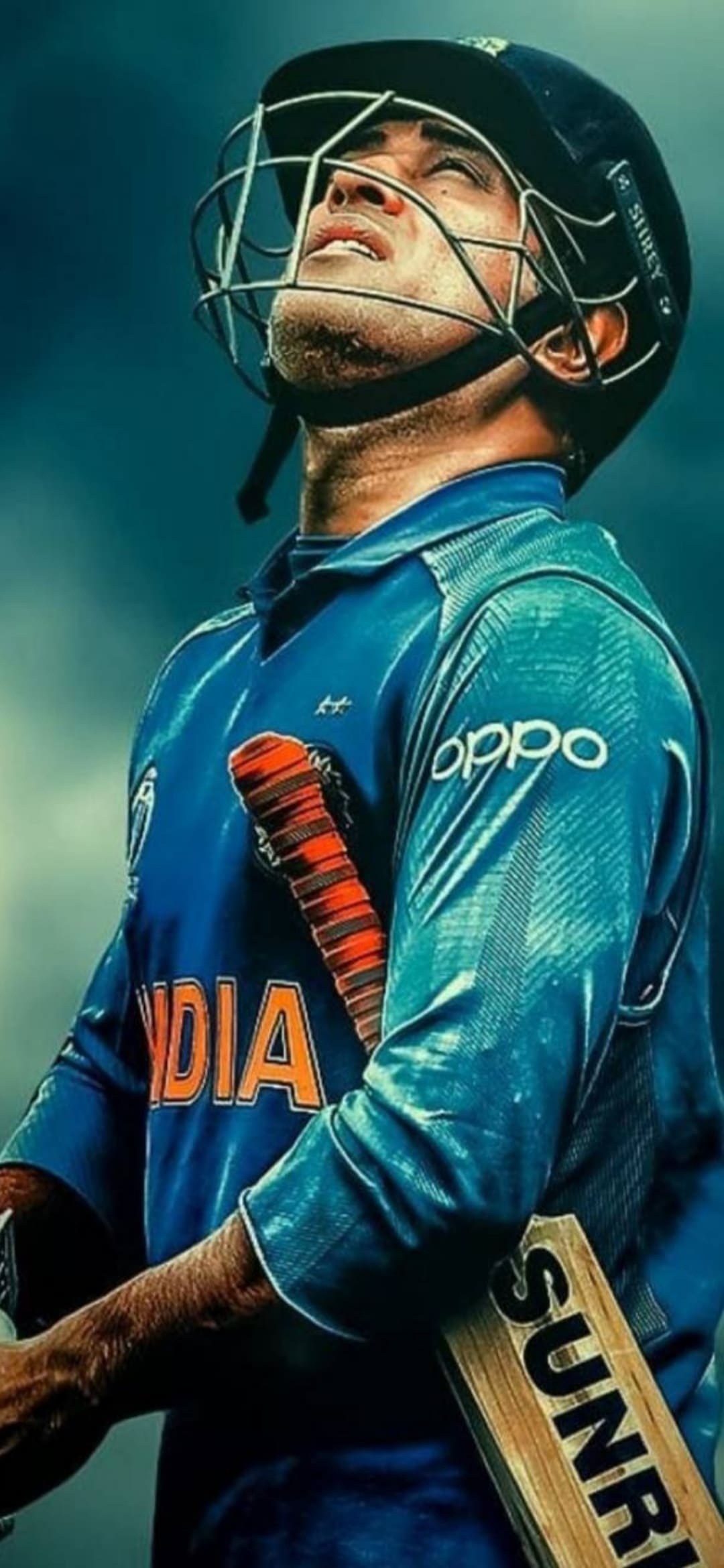 MS Dhoni, Phenomenal cricketer, Inspiring wallpaper, Captivating backgrounds, 1080x2340 HD Phone