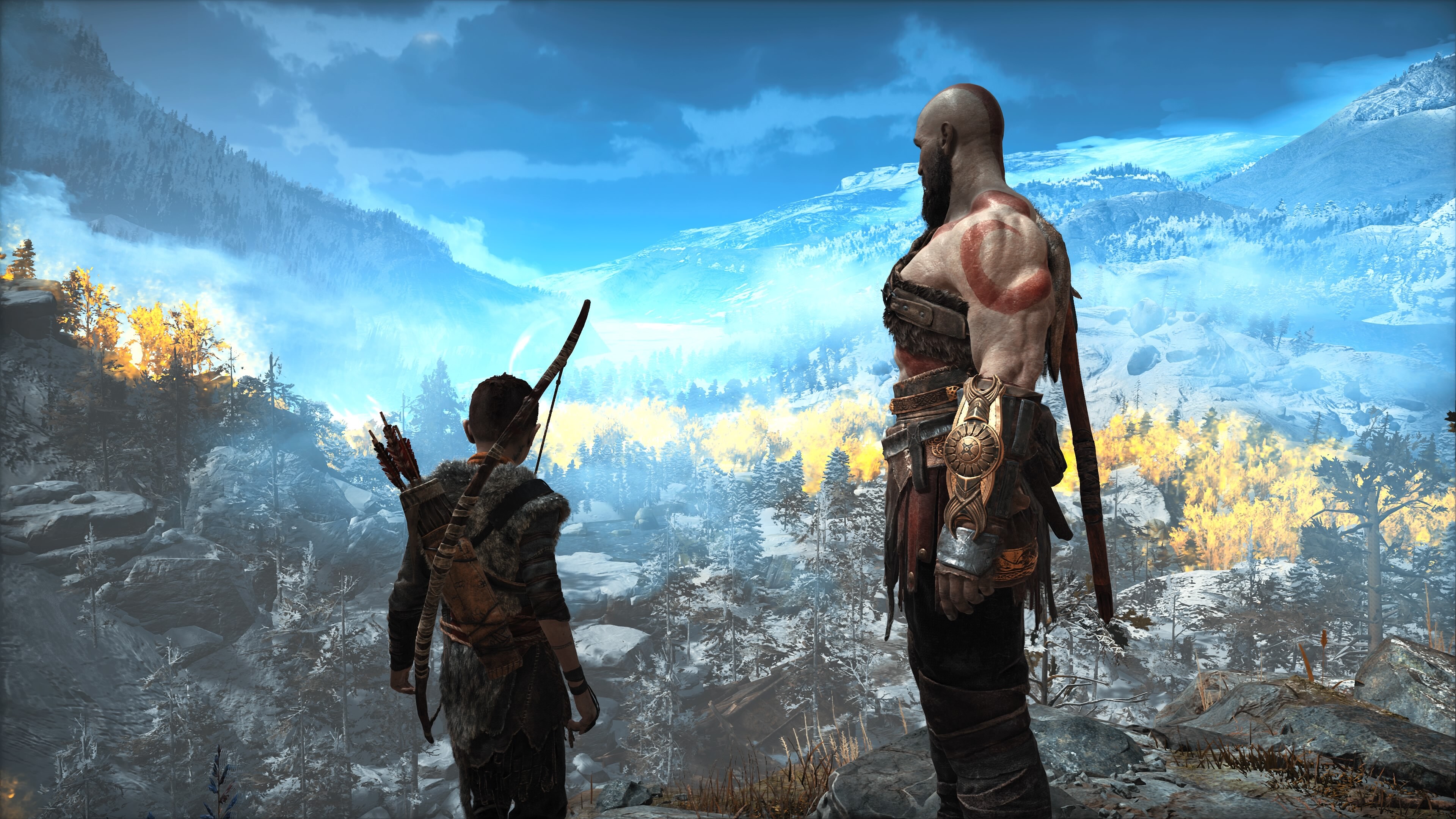 God of War: Games in the series have been praised as some of the best action games of all time, Santa Monica Studio. 3840x2160 4K Background.