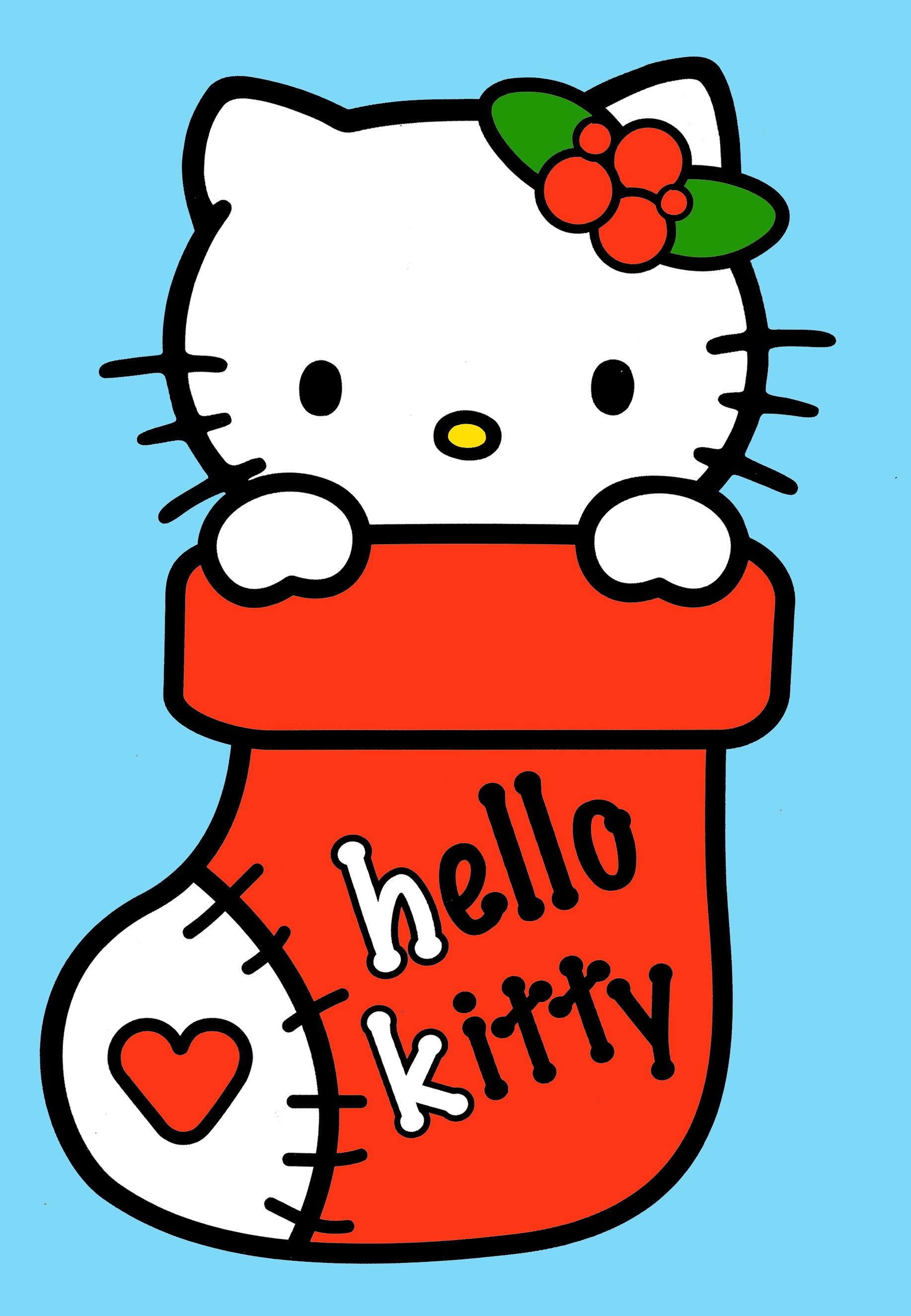 Hello Kitty Christmas, Festive cheer, Cute holiday vibes, Joyful celebration, 1840x2650 HD Phone